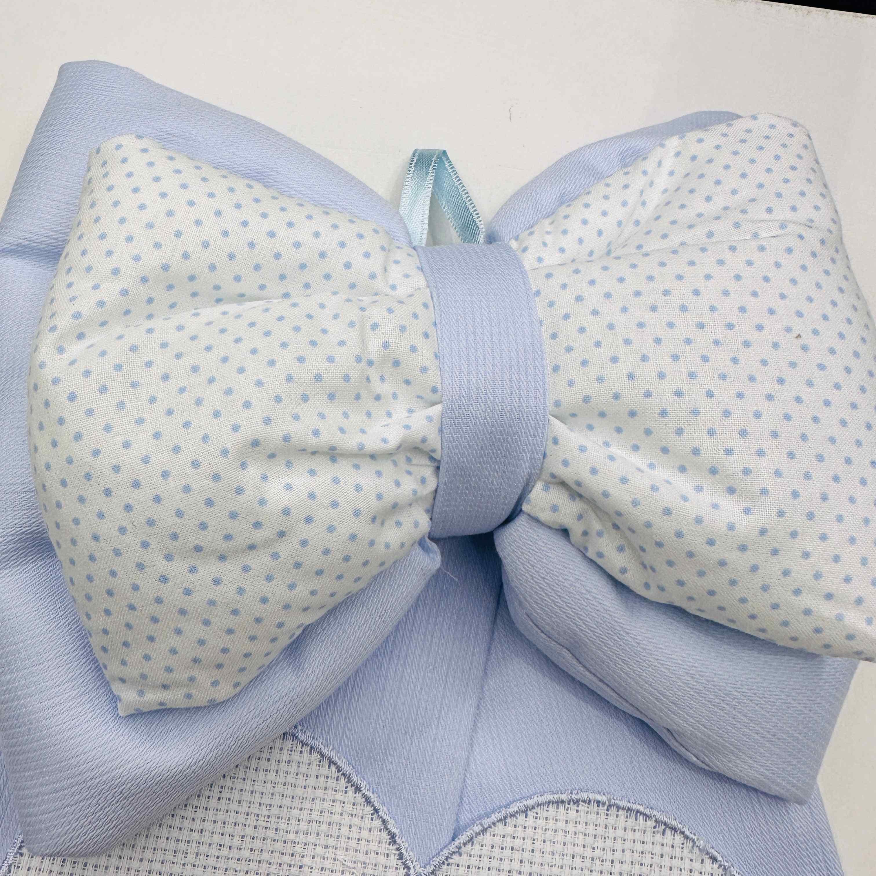 Fiocco nascita Celeste          dim.25x30