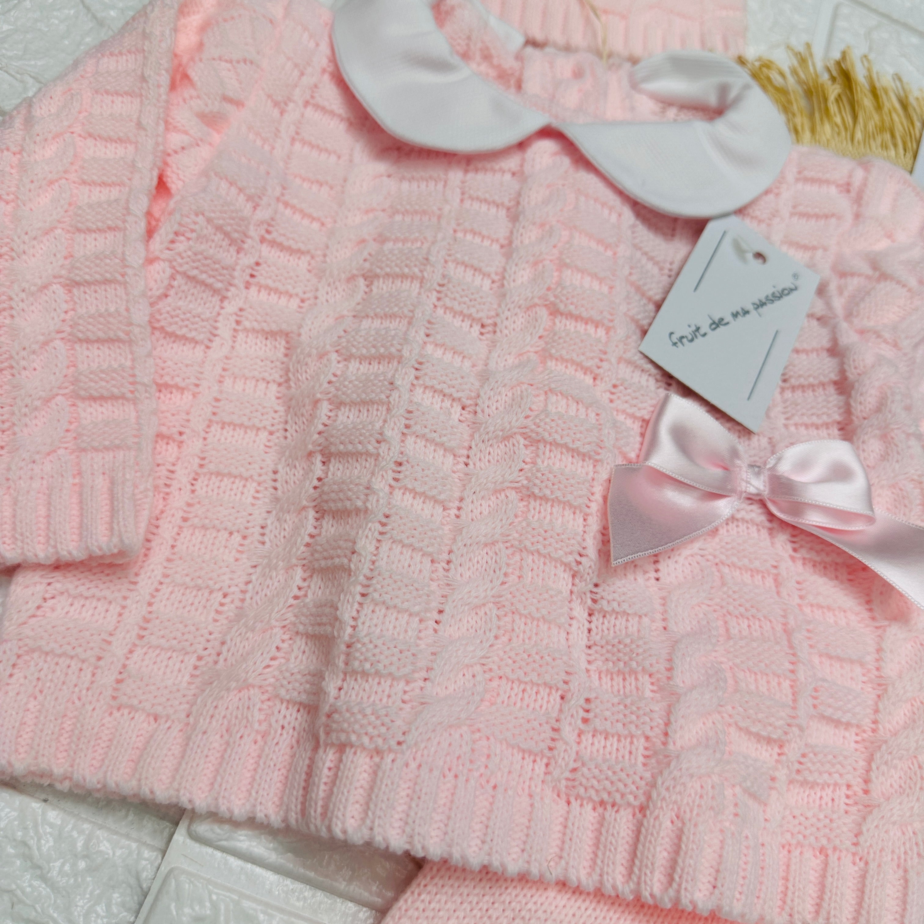 Completo 0-3 mesi rosa 1554