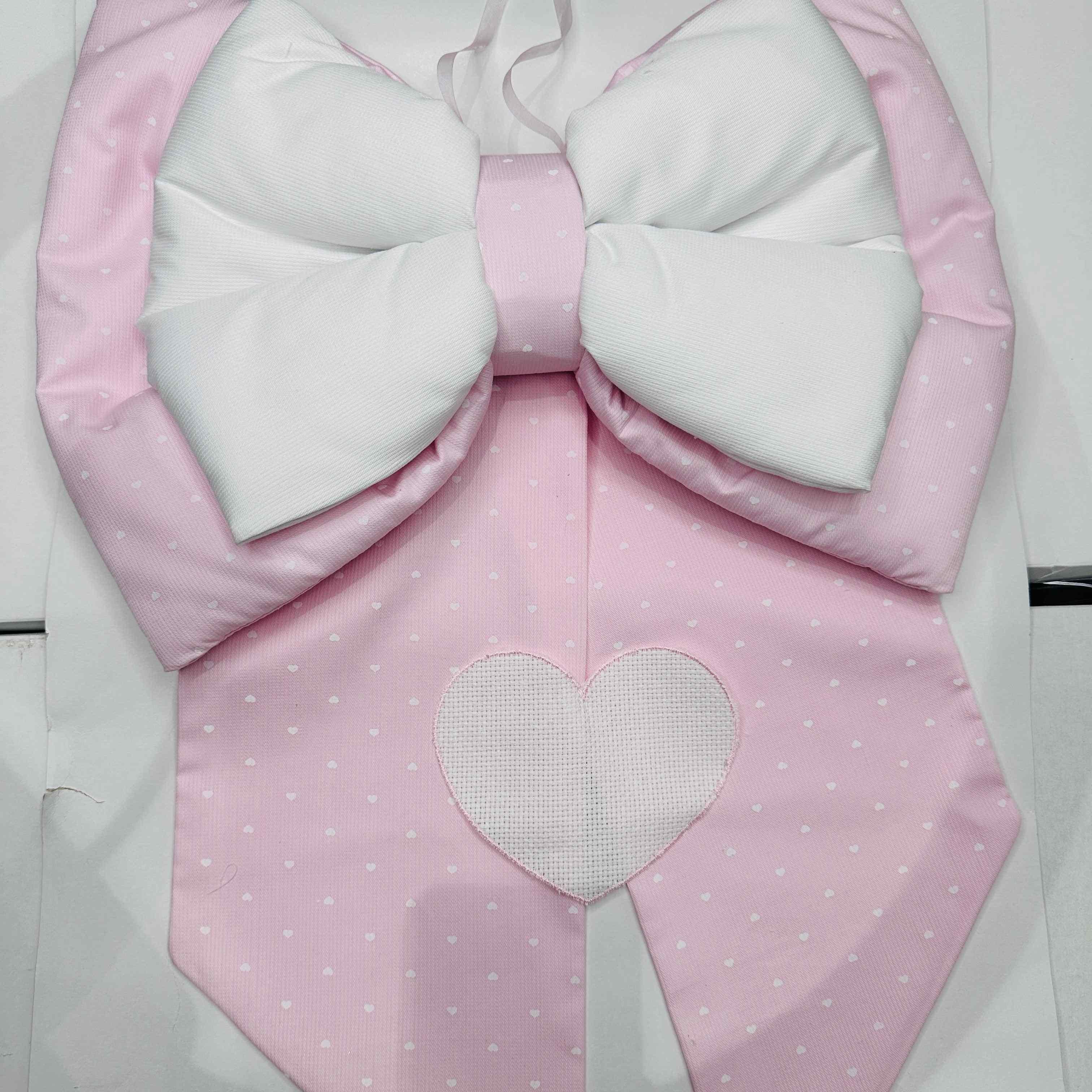 Fiocco Nascita rosa.                         Dim 40x60