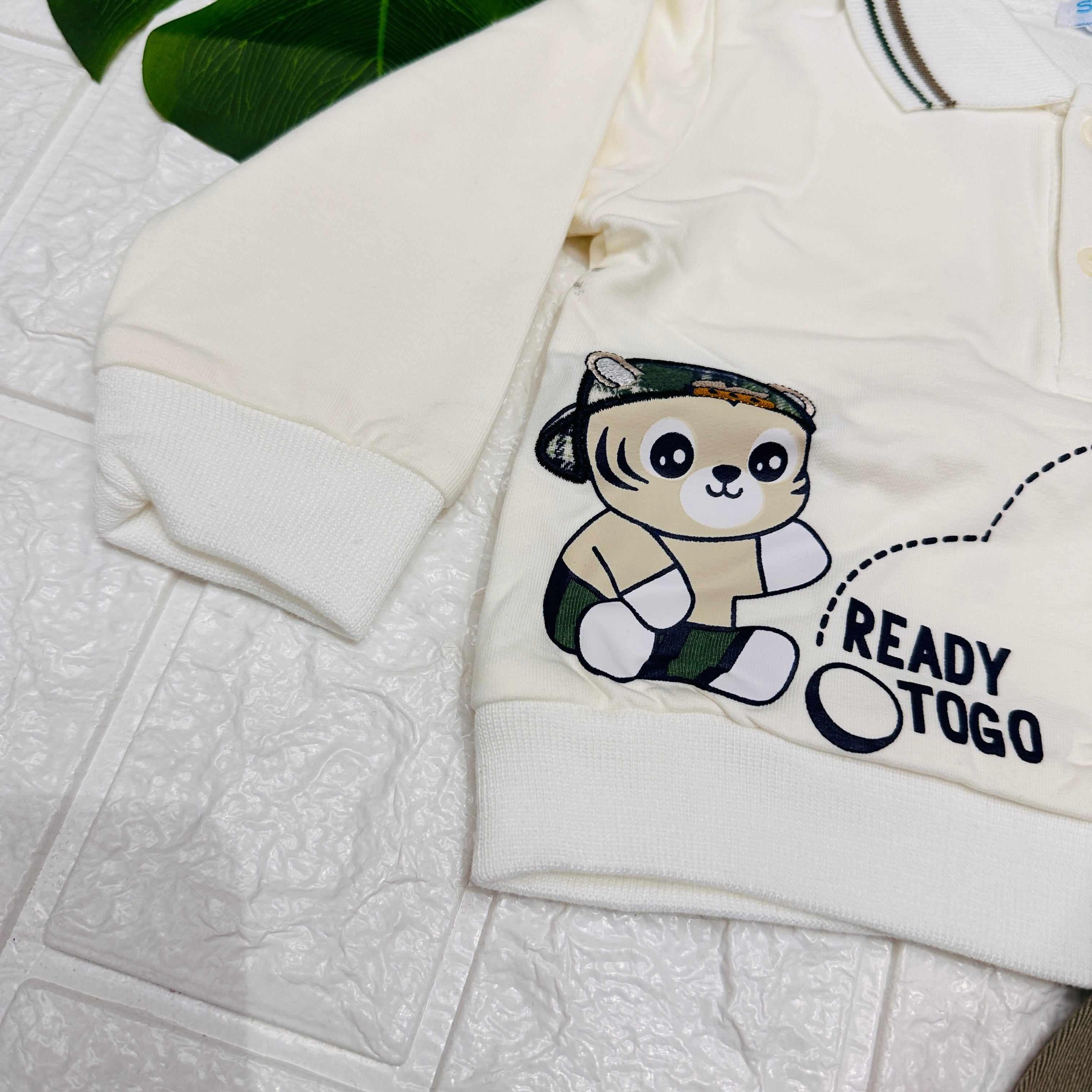 Completo Polo Bimbo Panna