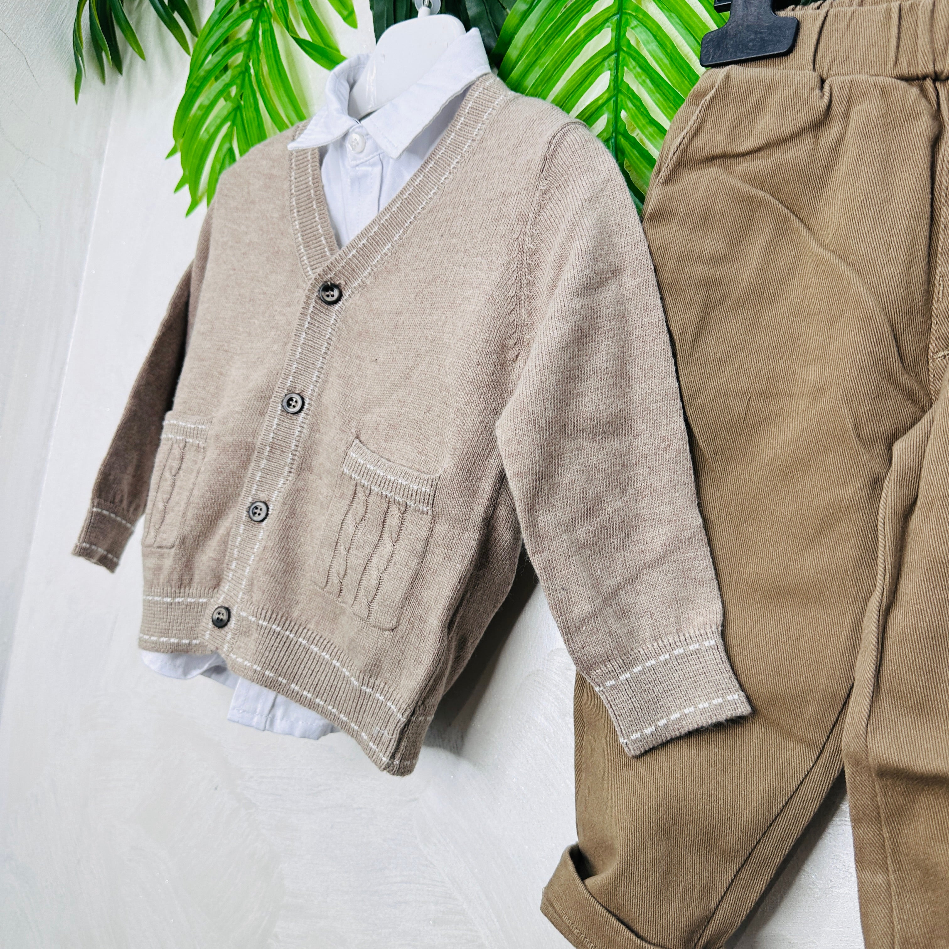 Completo Cardigan Mod Zar@ Begie