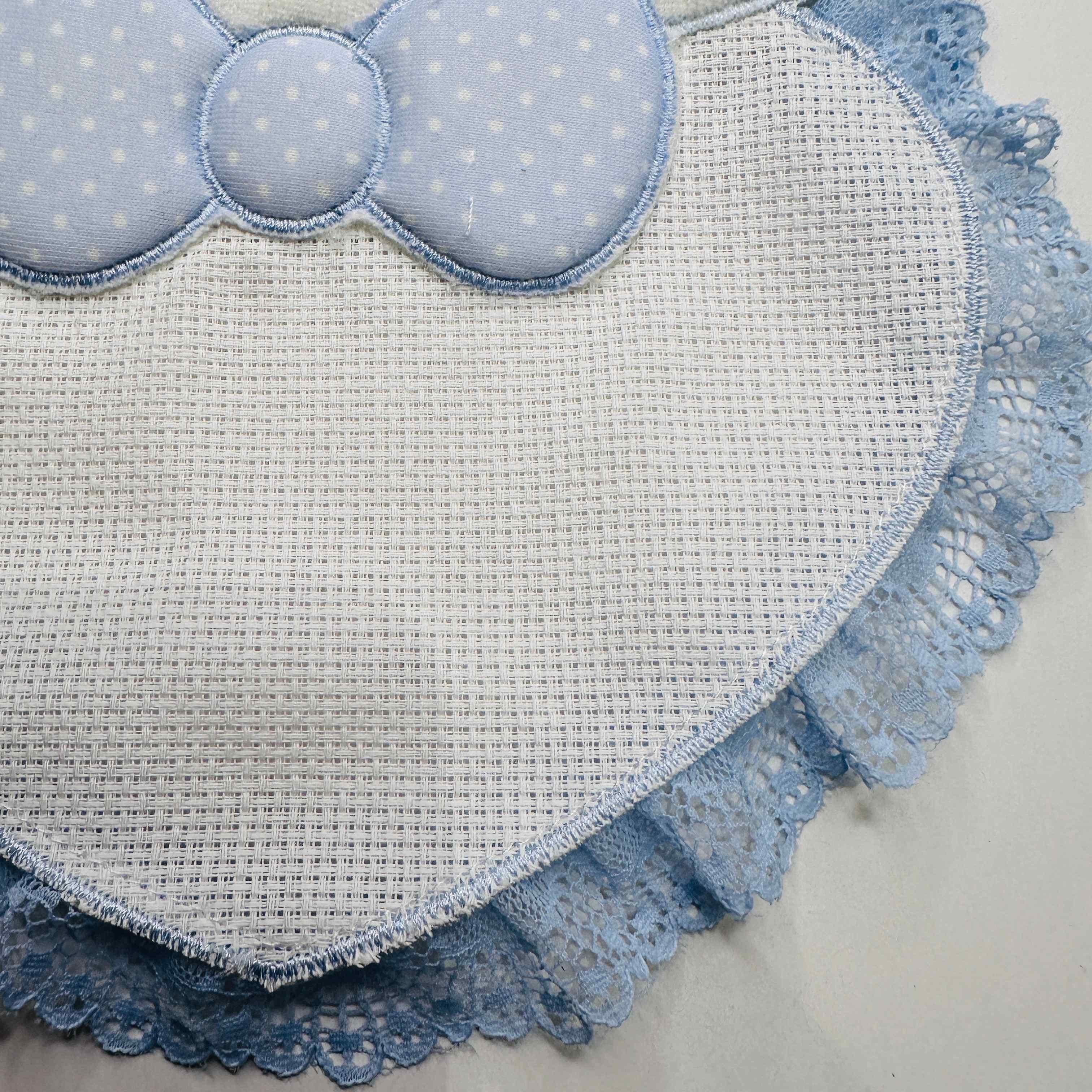 Fiocco nascita Orsi Celeste dim.25x30