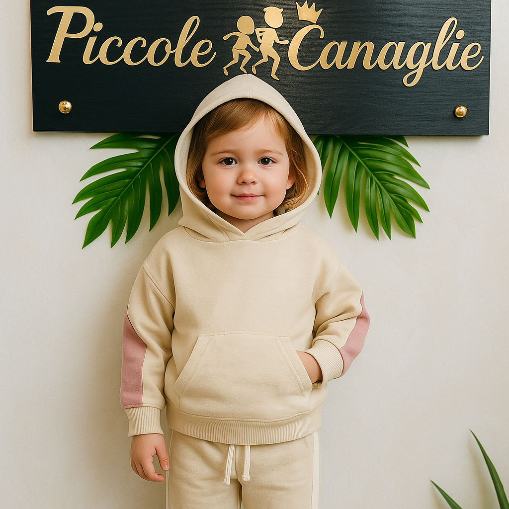 Completo freddy In maglia panna