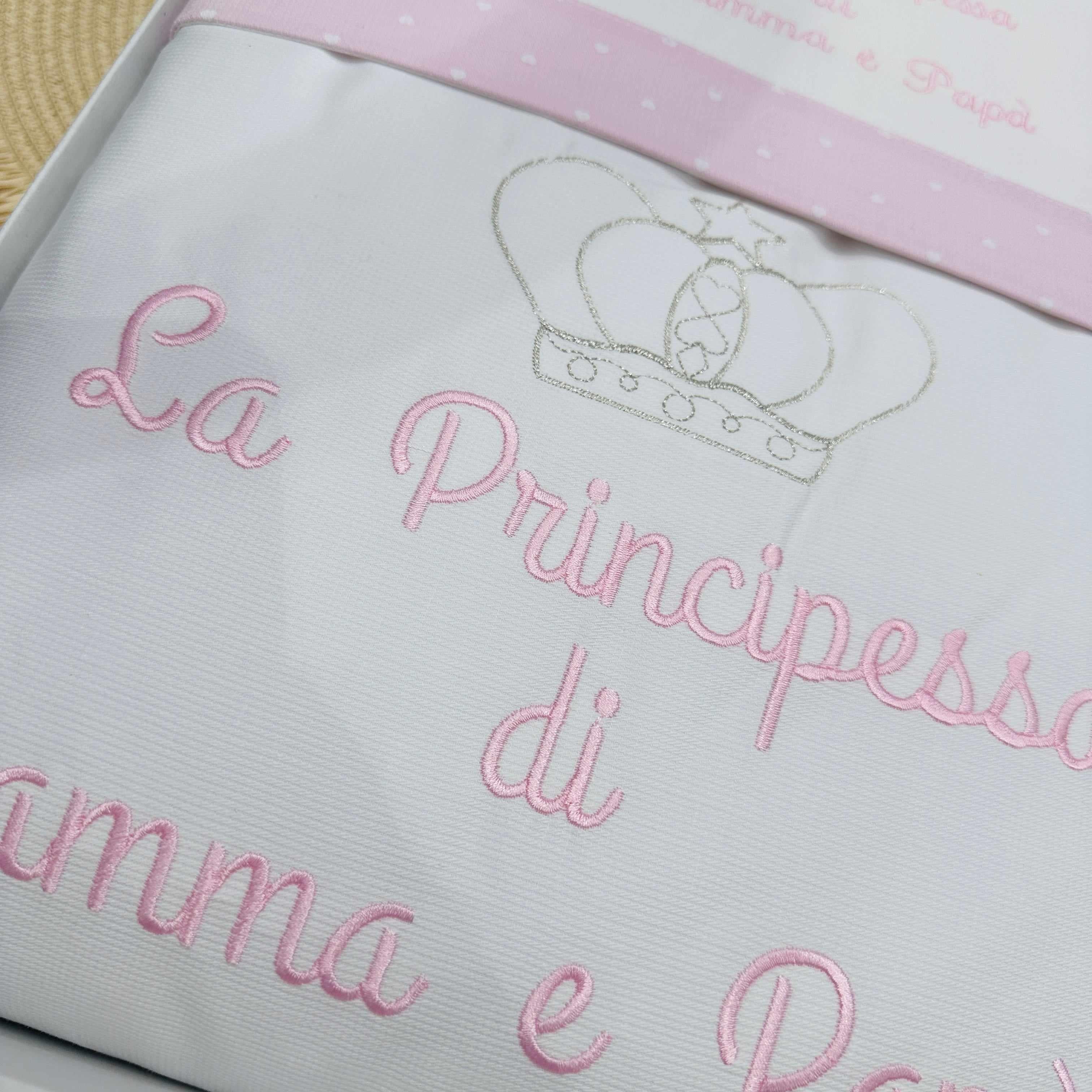 Set completo carrozzina principessa  bianco