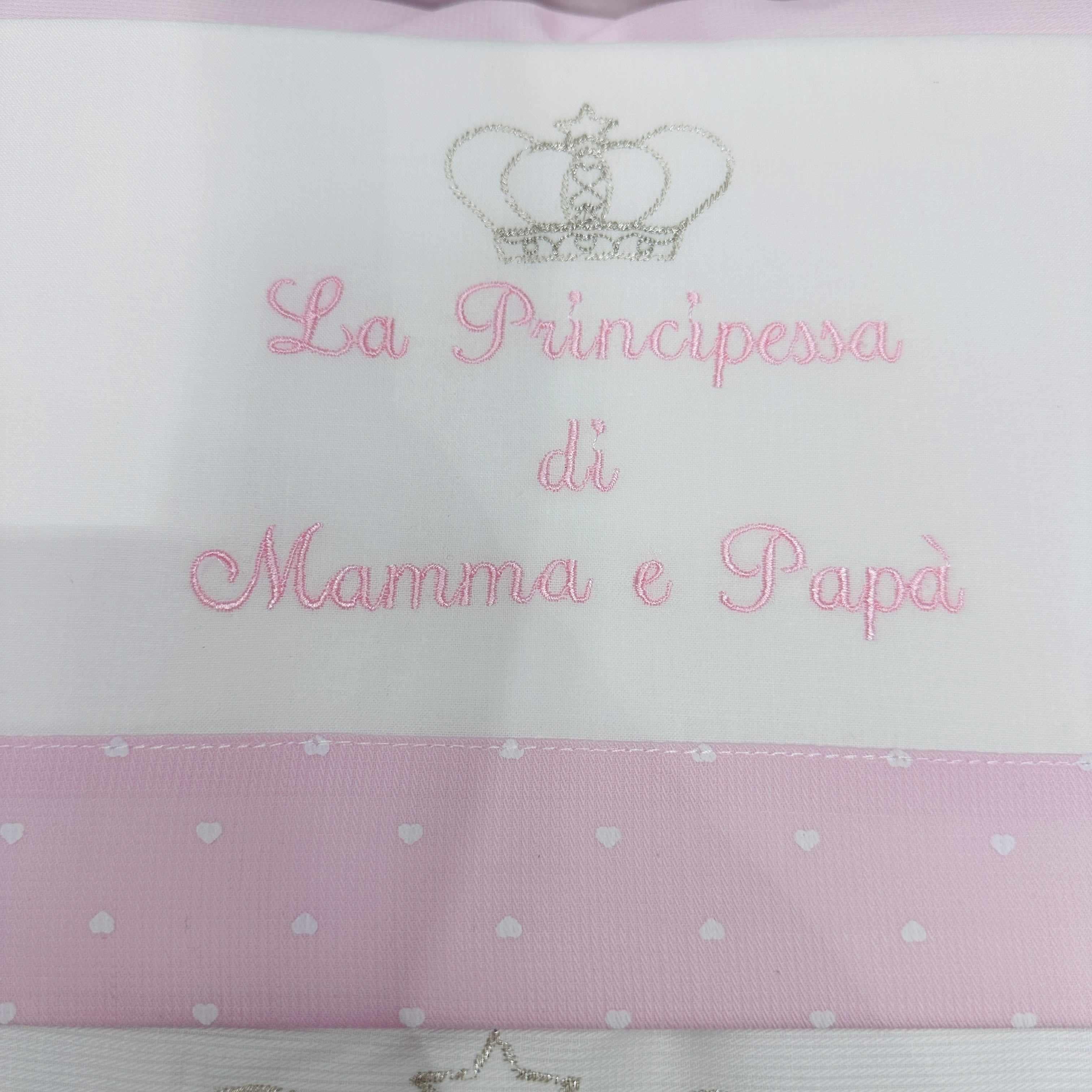 Set completo carrozzina principessa  bianco