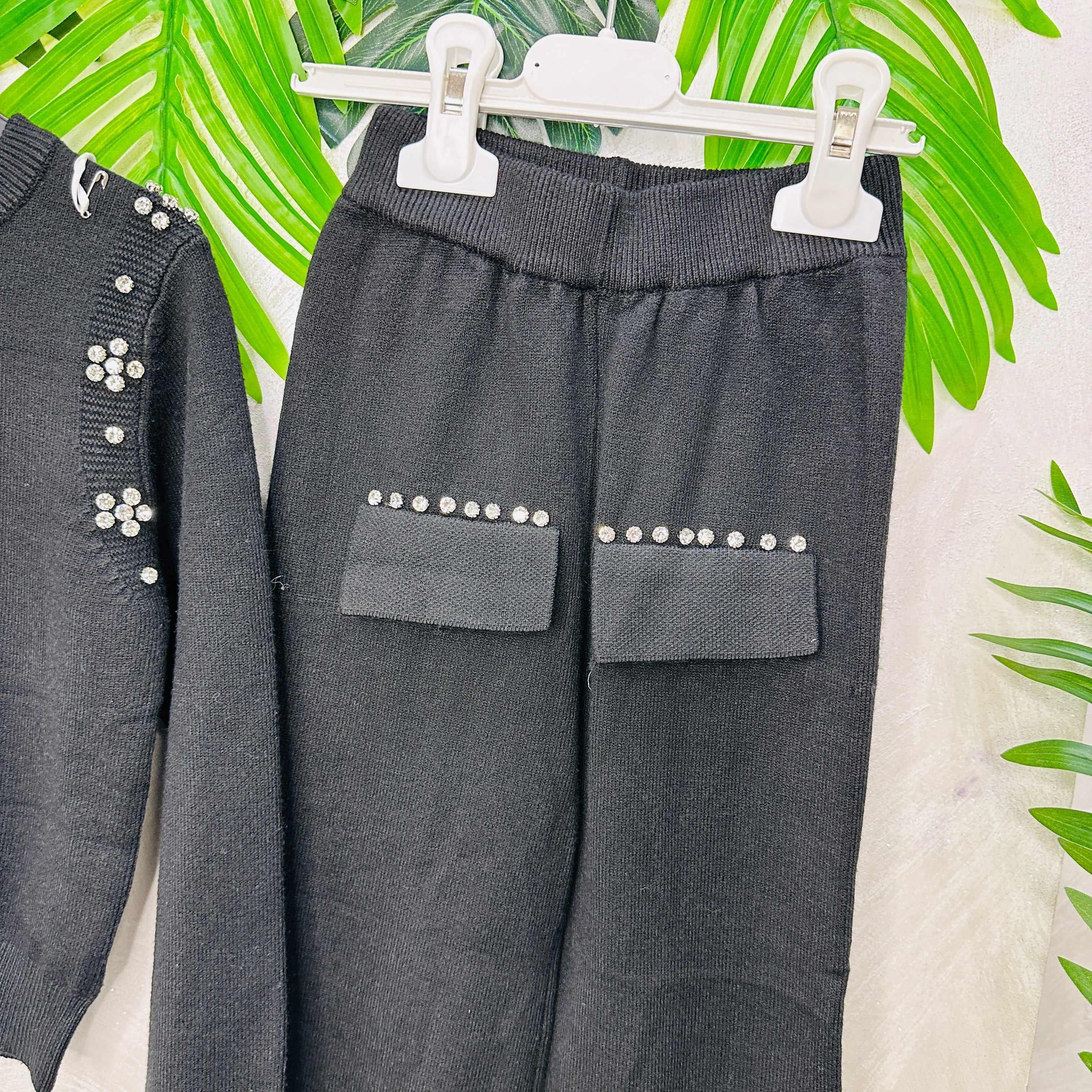 Completo Swarosky nero