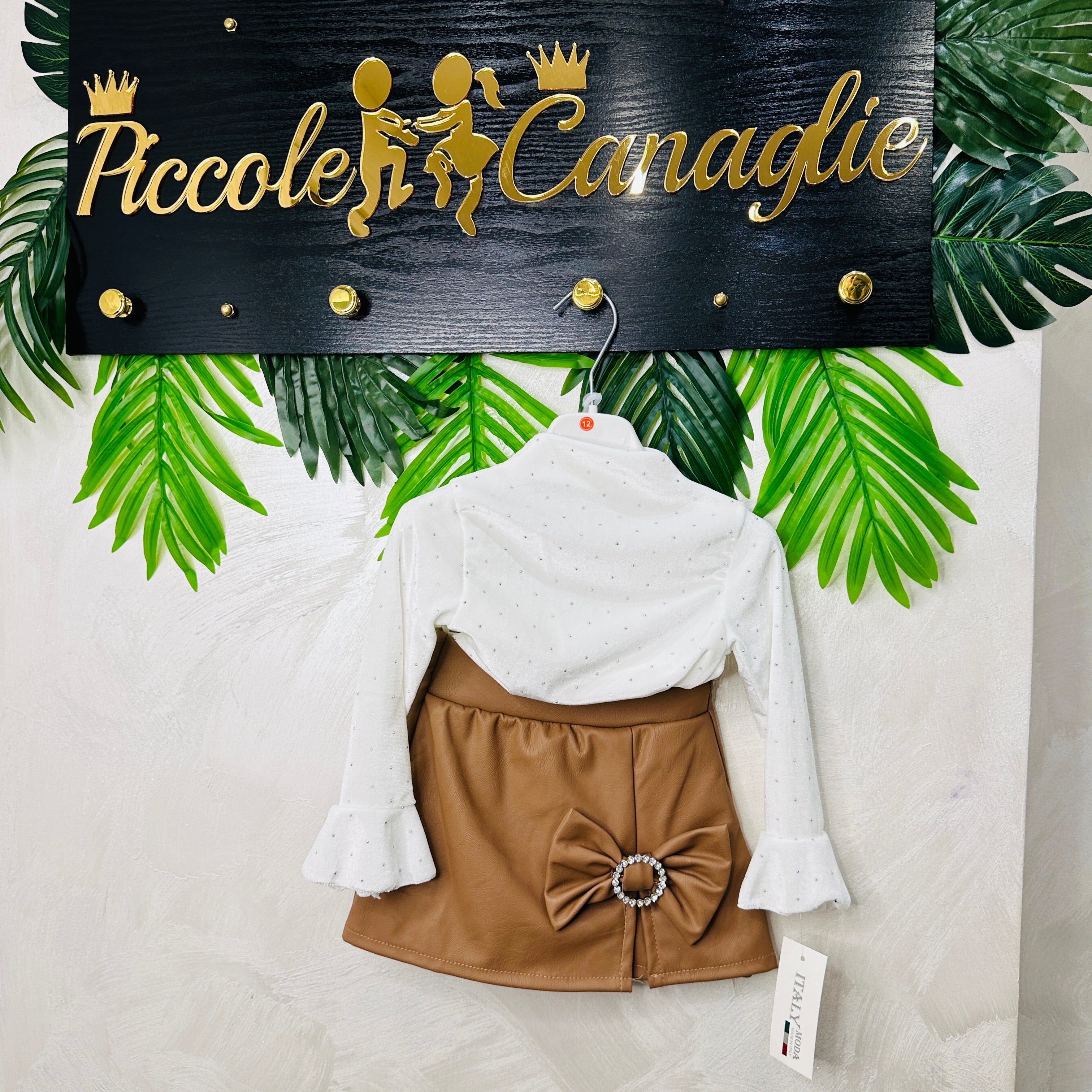 Completo Ecopelle Cammello