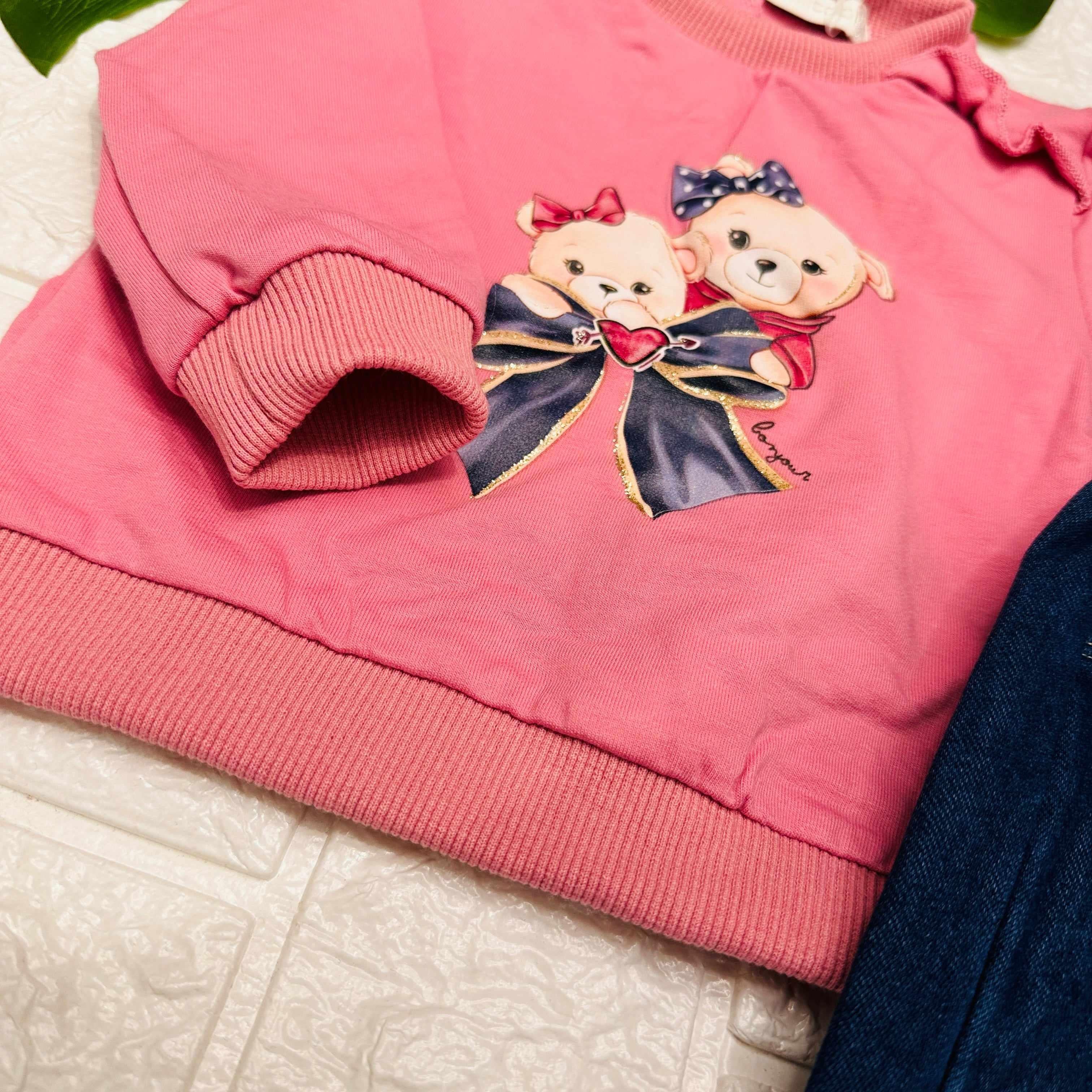 Completo orsetti fiocco fuxian