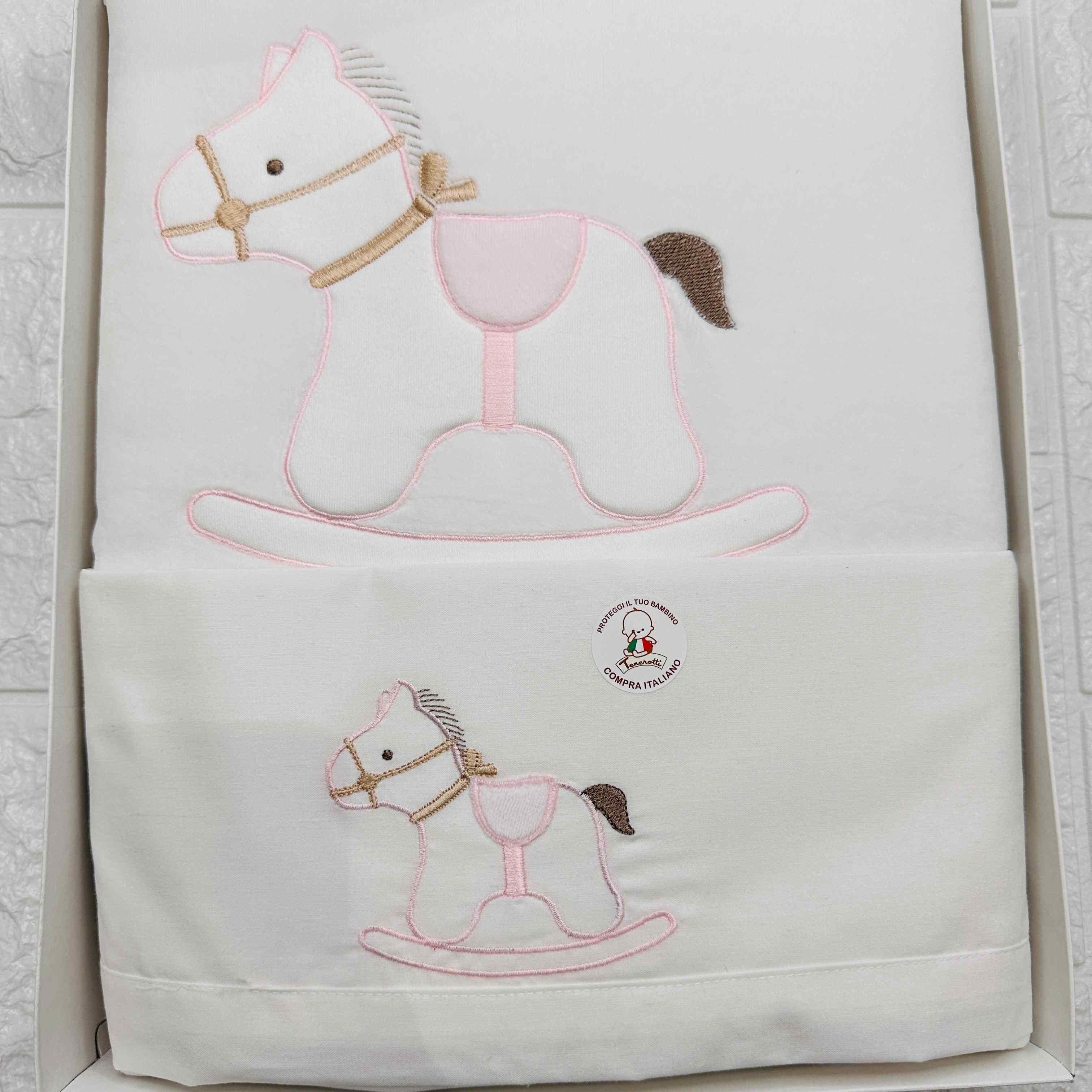 Set completo ciniglia carrozzina Cavallo rosa 35412