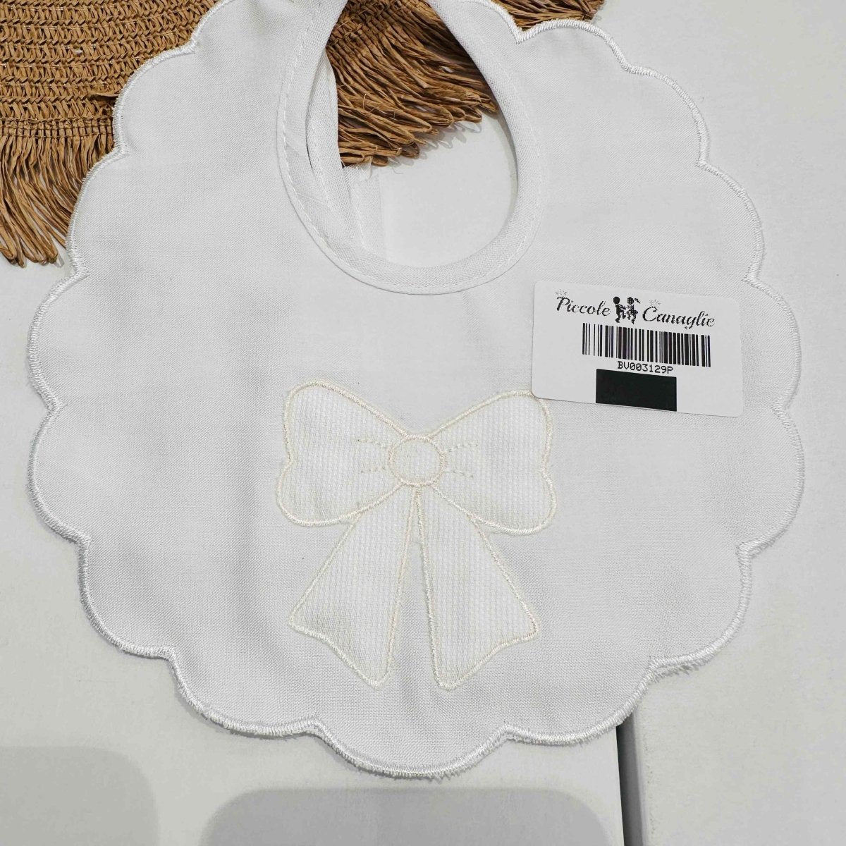 Bavetta fiocco panna BV003129 - Piccole Canaglie - PC20072