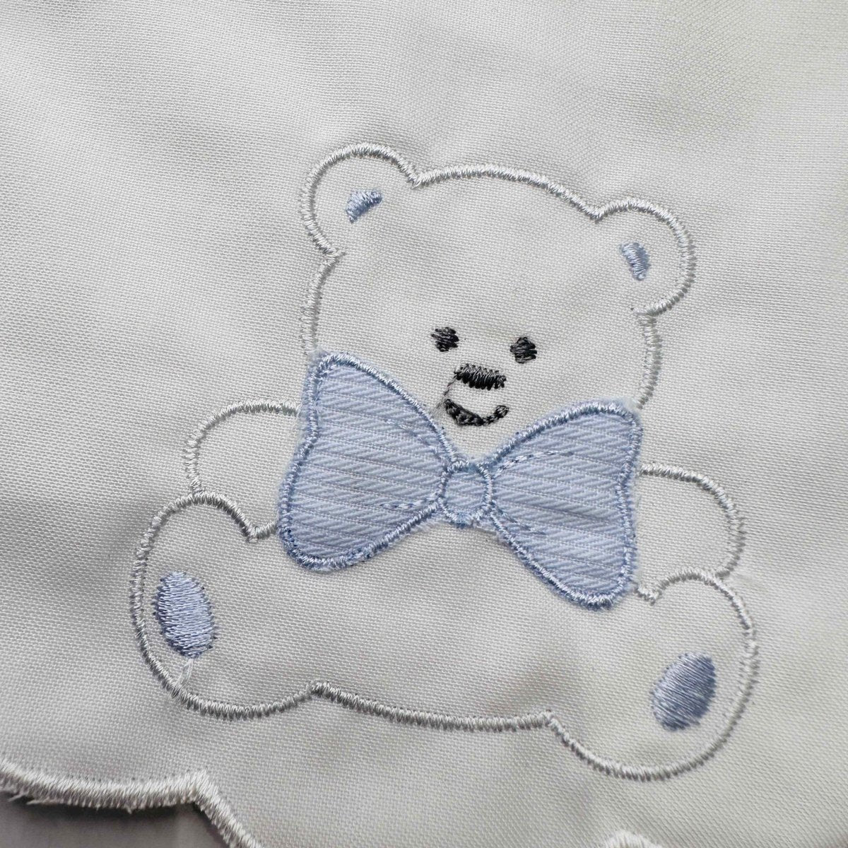 Bavetta Orso Fiocco Celeste BV003132 - Piccole Canaglie - PC20080