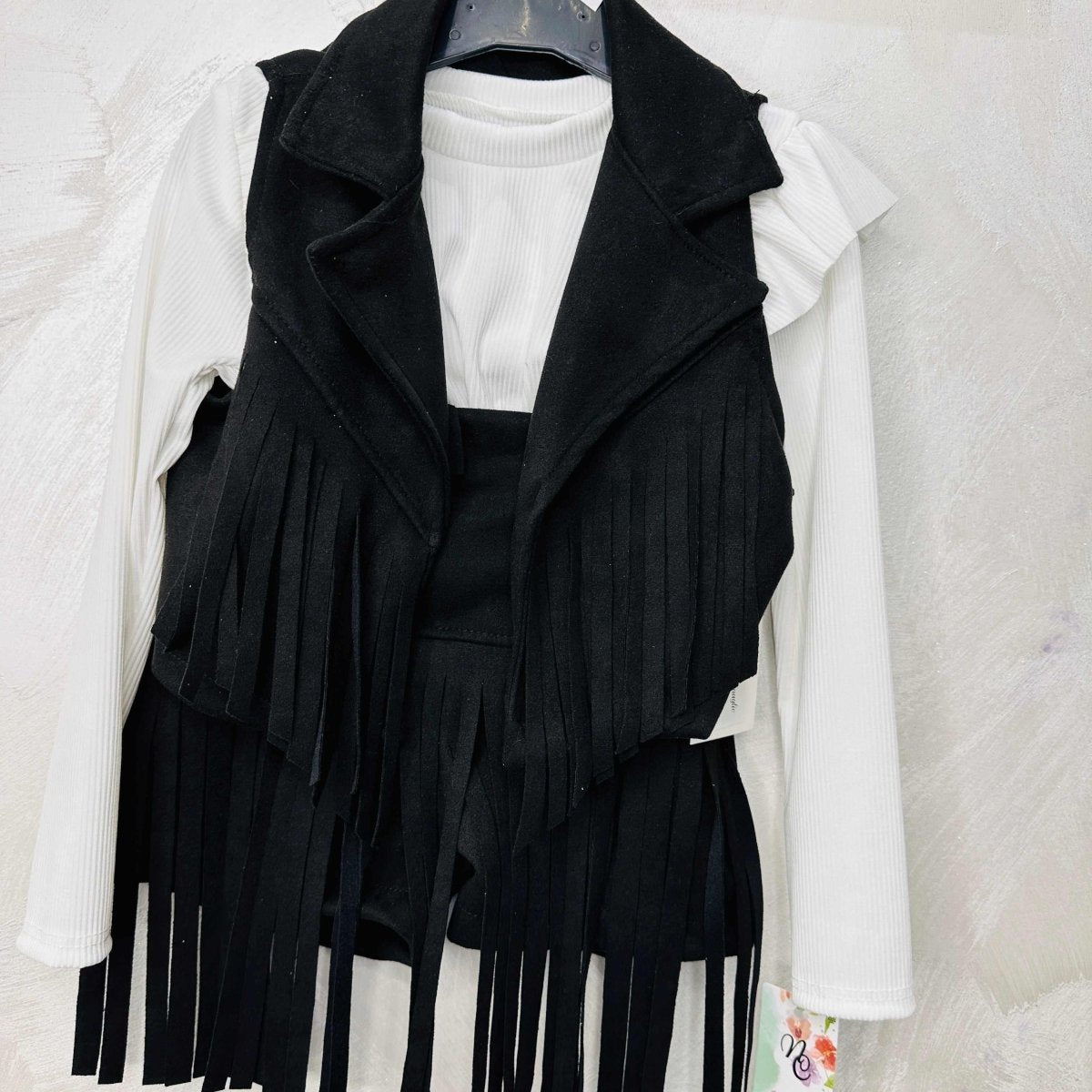 Completo bimba Pretty Baby nero - Piccole Canaglie - PC20187