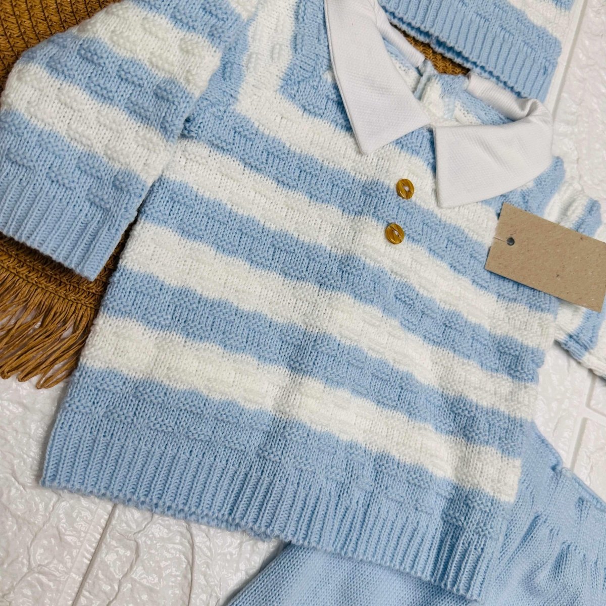 Completo celeste fasce 1104 - Piccole Canaglie - PC21839