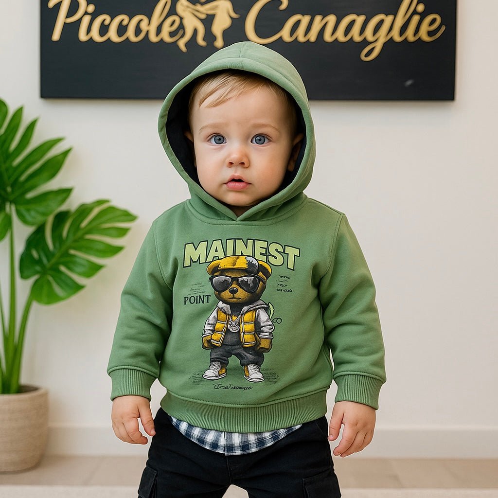 Completo Orso Verde - Piccole Canaglie - PC21407