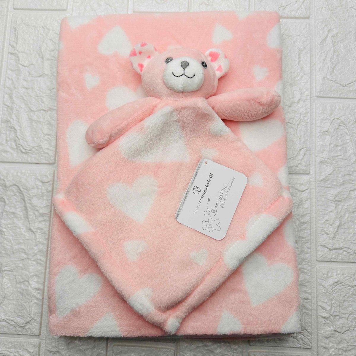 Coperta con Dou Dou Rosa - Piccole Canaglie - PC20240