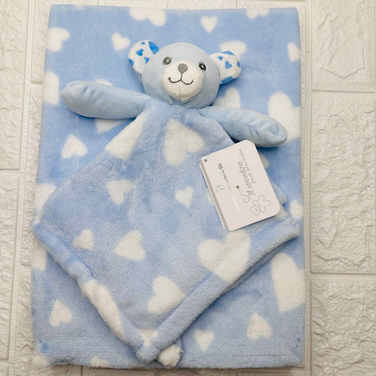 Coperta + dou Dou Celeste - Piccole Canaglie - PC20239