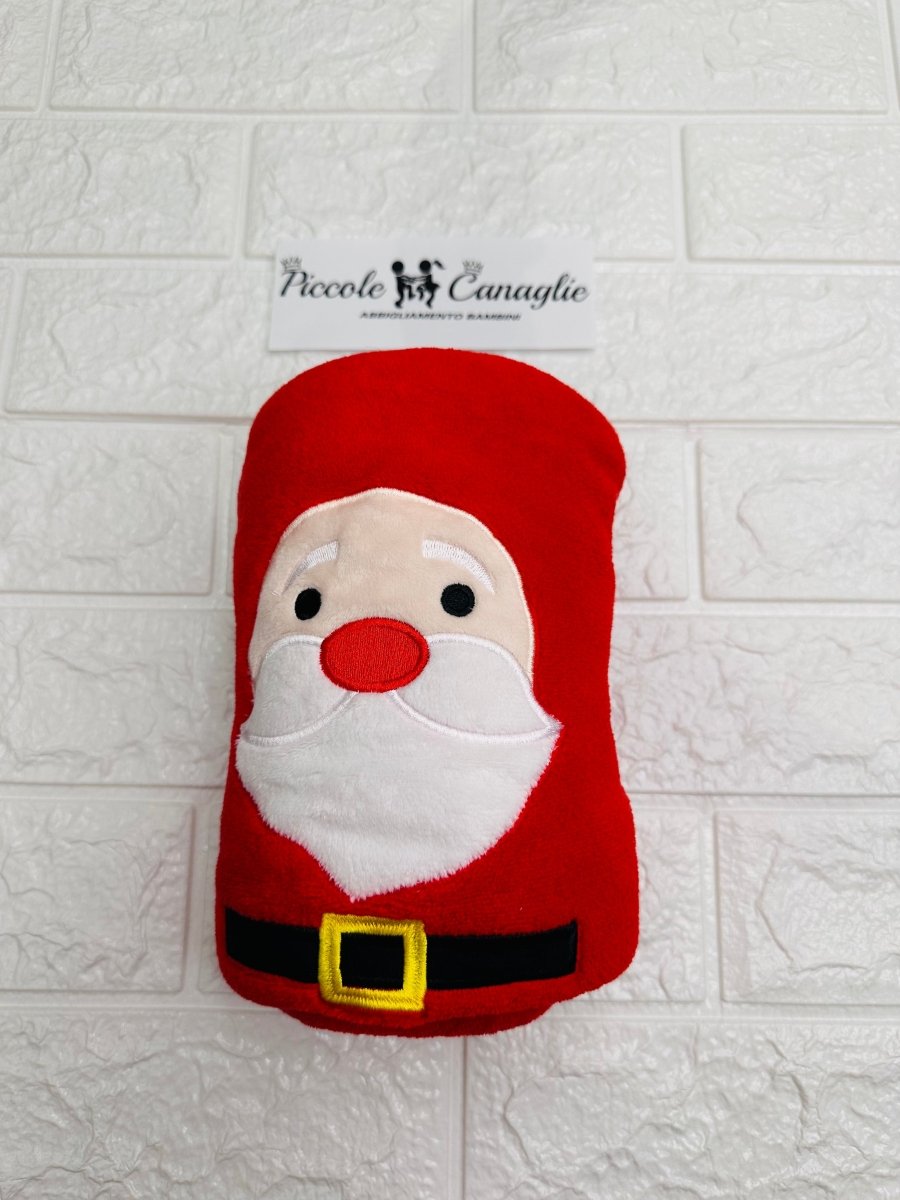Coperta in Pile Babbo Natale - Piccole Canaglie -