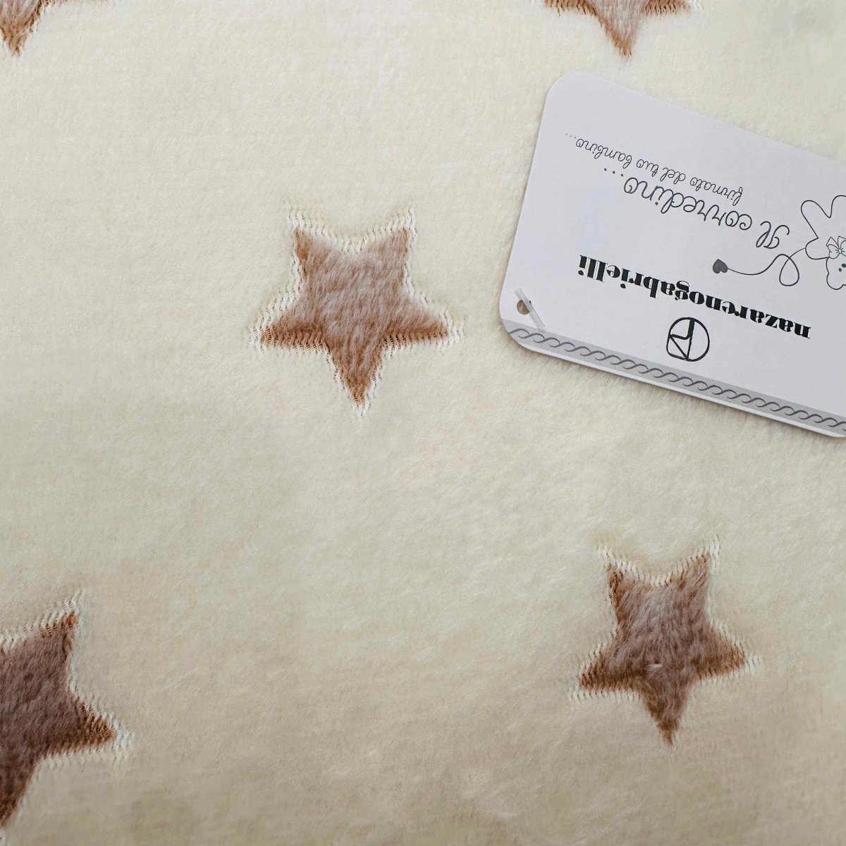 Coperta pile stelle panna - Piccole Canaglie - PC20248