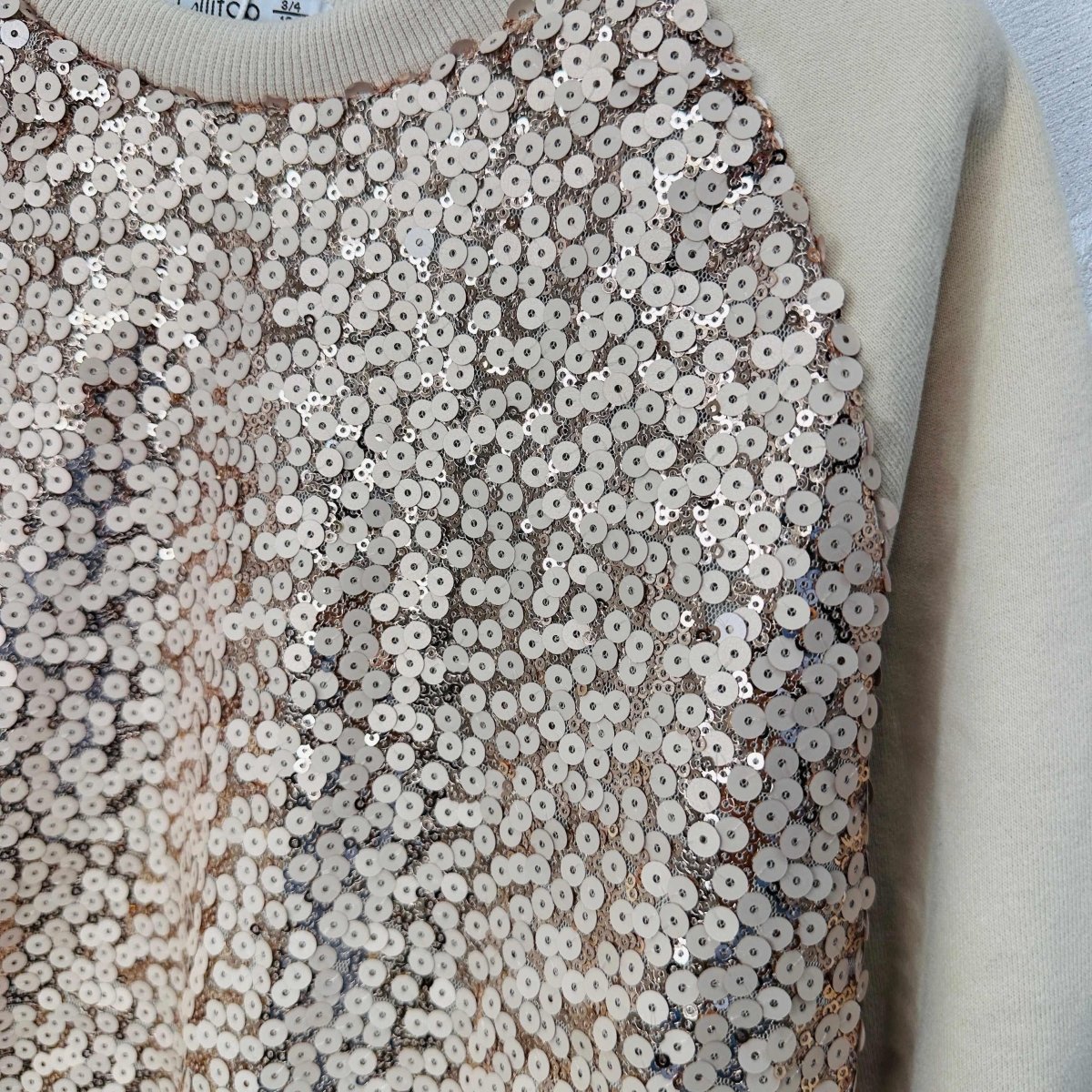 Felpa bimba paiette Begie Felpata - Piccole Canaglie - PC20385