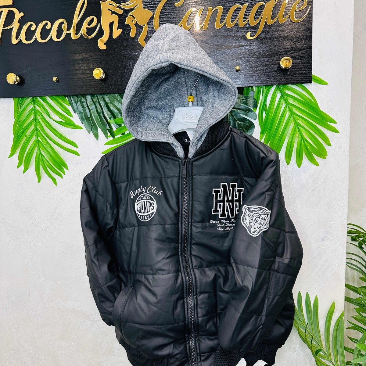 Giubbotto Modello Kenz@ nero - Piccole Canaglie - PC21495