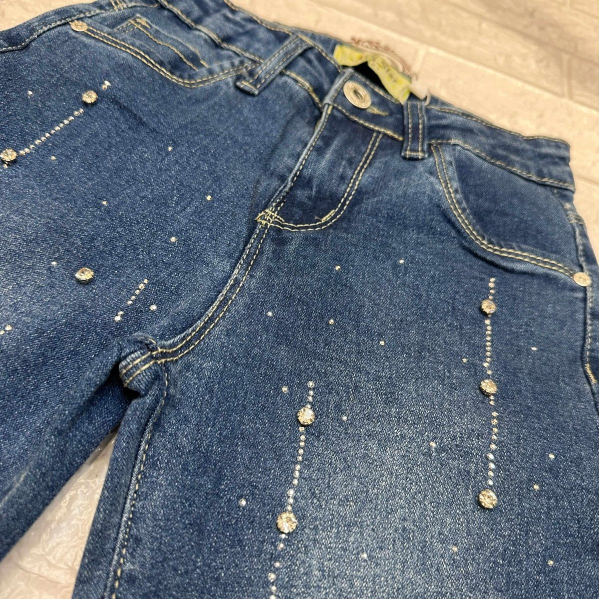 Jeans bimba brillantini PT5003 - Piccole Canaglie - PC20475