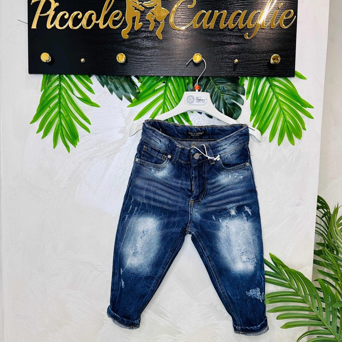 Jeans VictorGi blu anni - Piccole Canaglie - PC21631