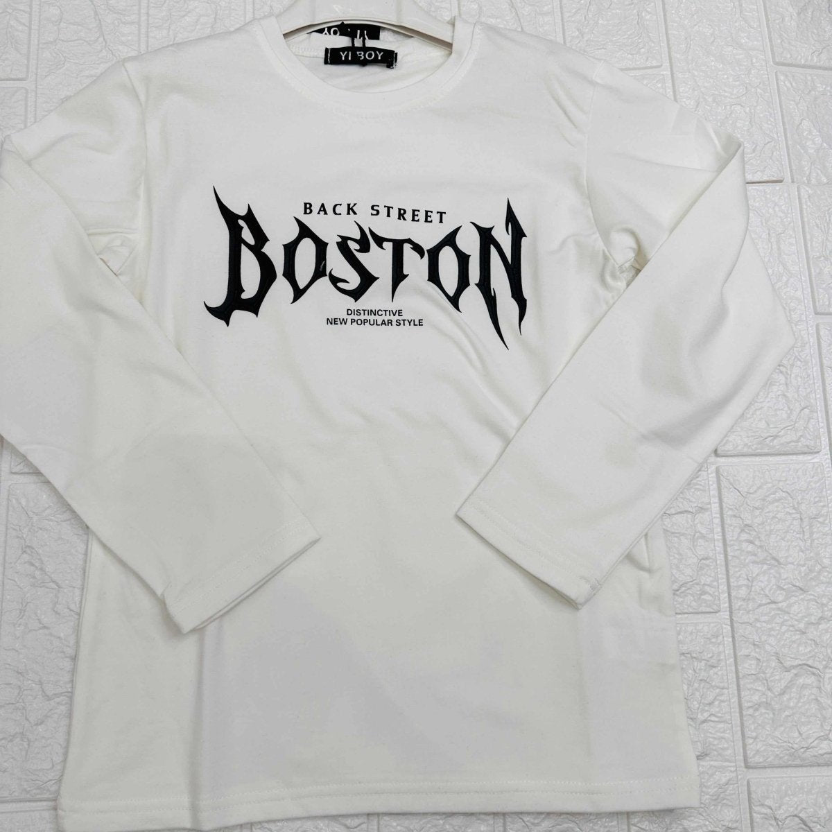 Maglia Boston Bianca - Piccole Canaglie - PC21201