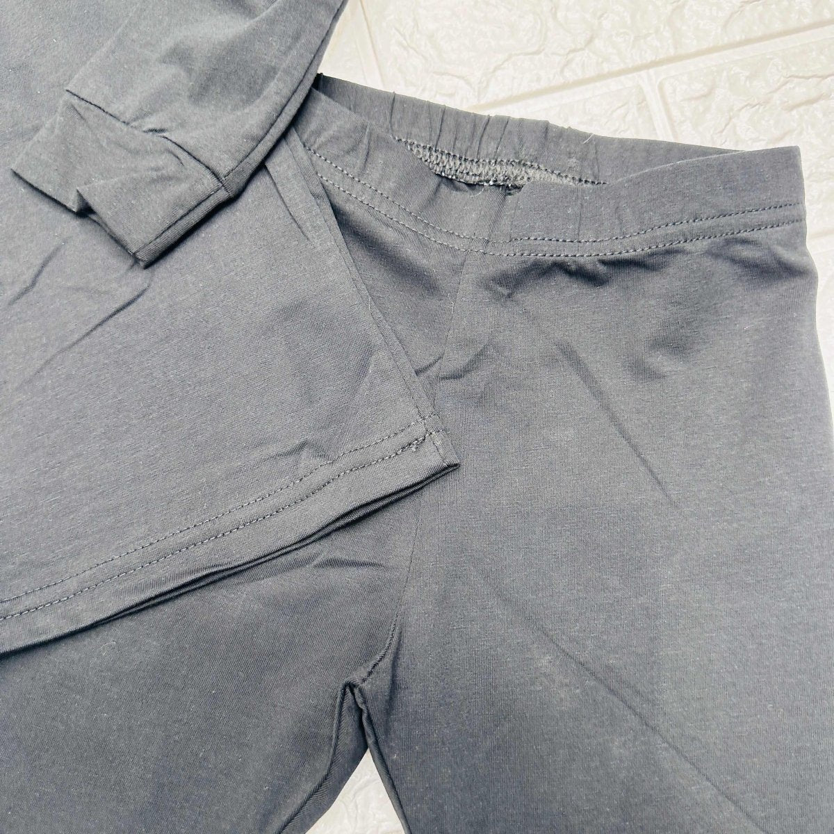 maglia e leggigs Cuore nera - Piccole Canaglie - PC20572