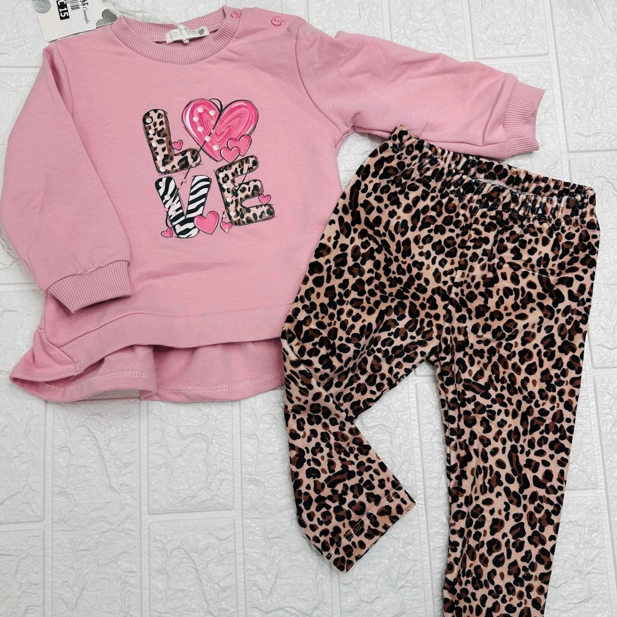 Maglia e leggings love - Piccole Canaglie - PC20926