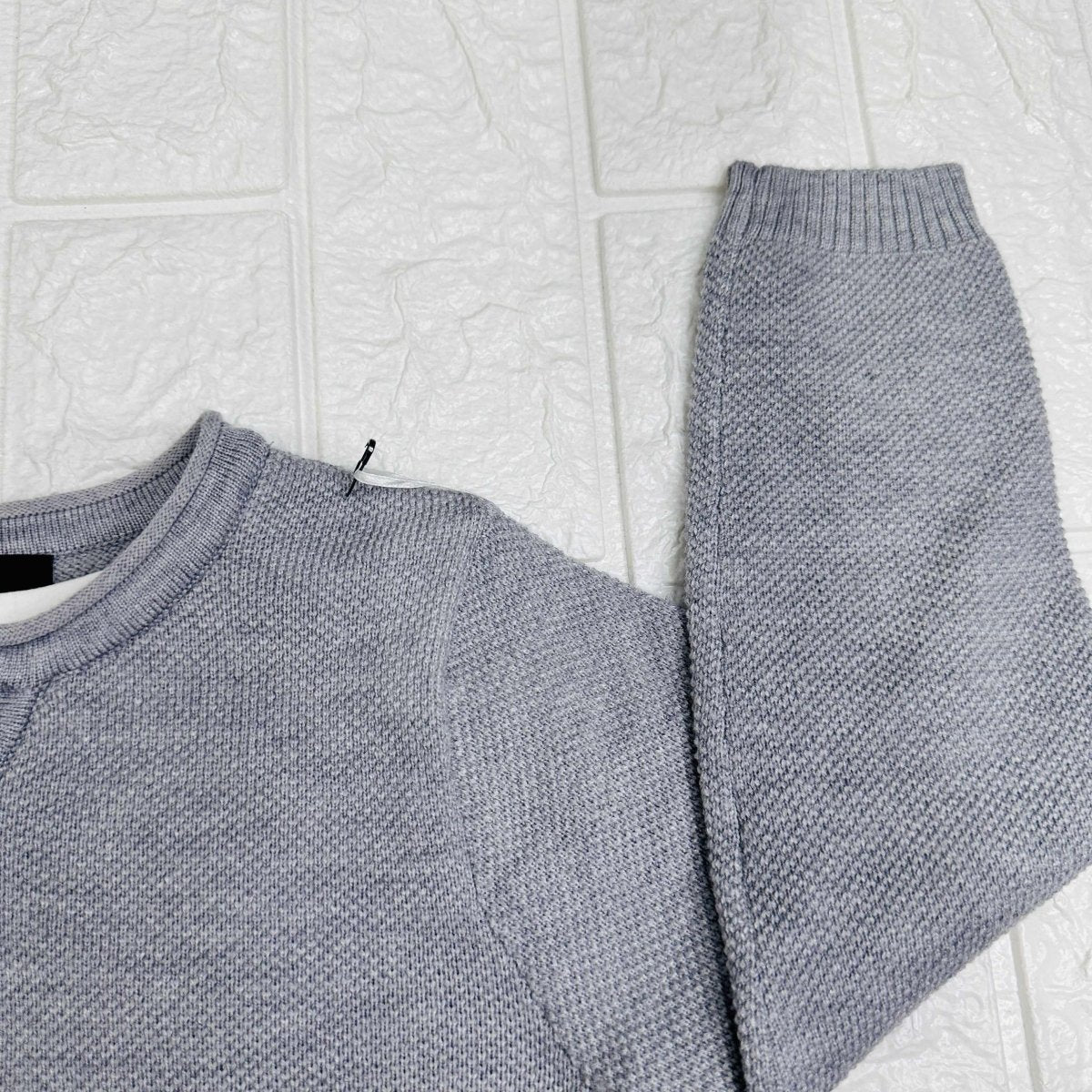 Maglioncino a nido d’Ape grigio - Piccole Canaglie - PC21026