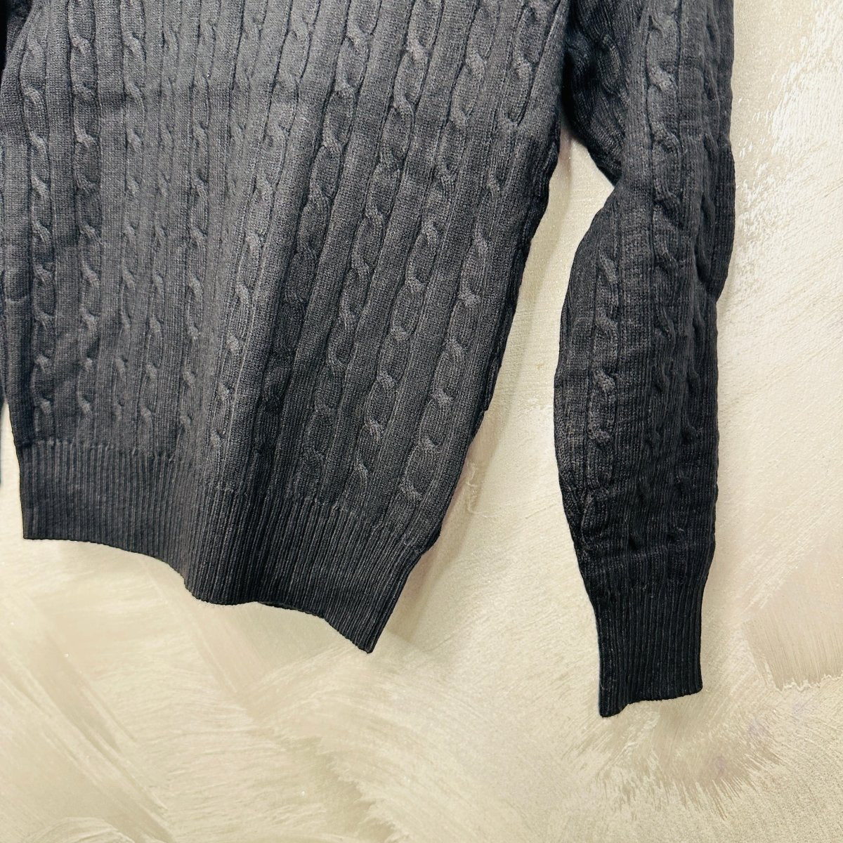 Maglioncino Trecce nero anni - Piccole Canaglie - PC22673