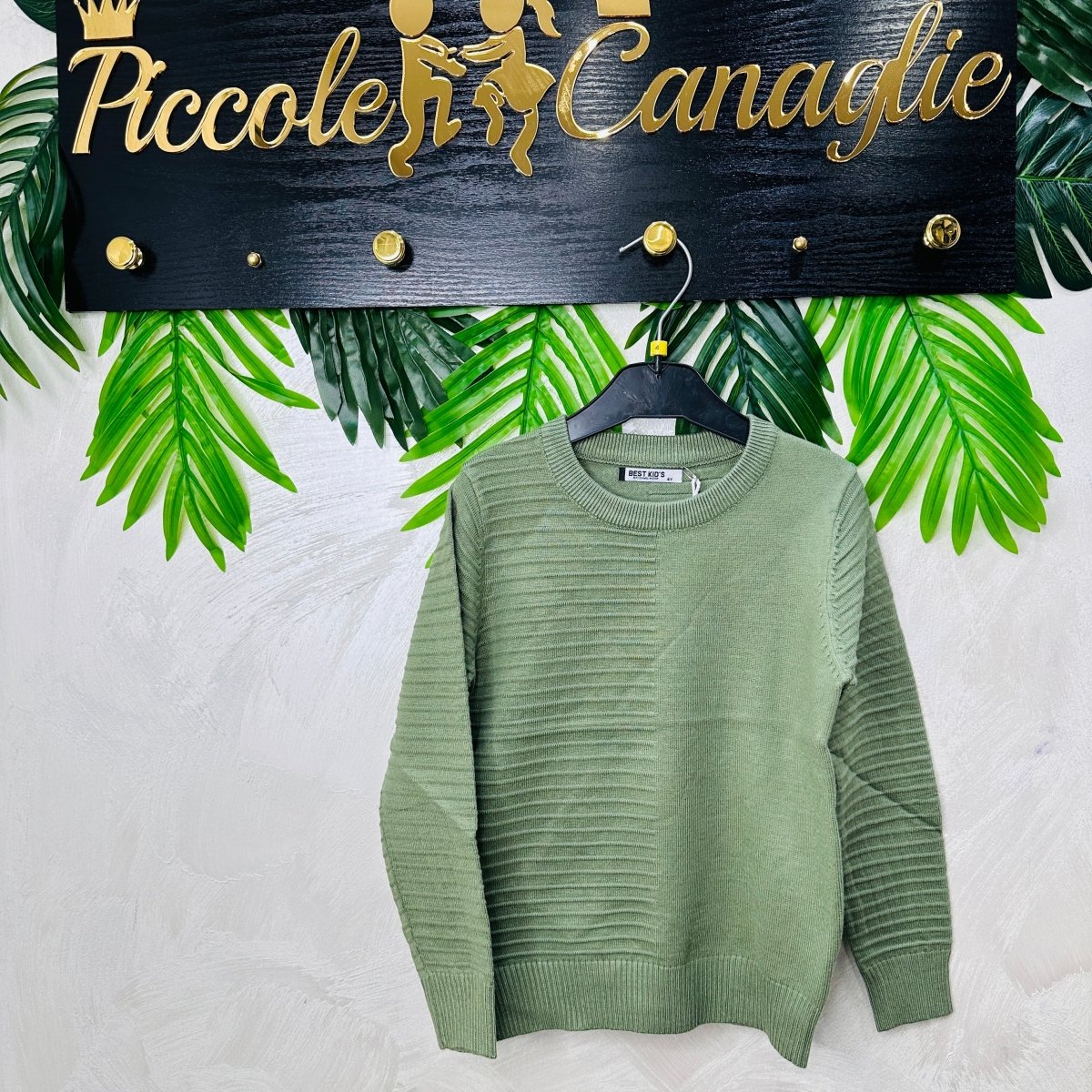 Maglioncino Verde trama - Piccole Canaglie - PC22903