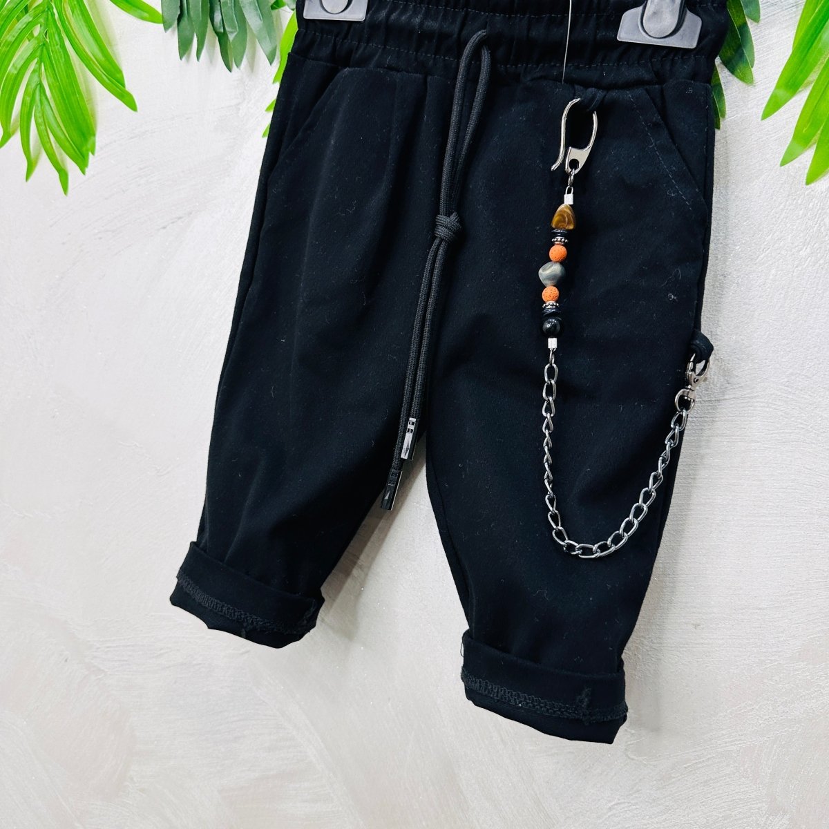 Pantalaccio nero Bimbo mesi - Piccole Canaglie - PC22986