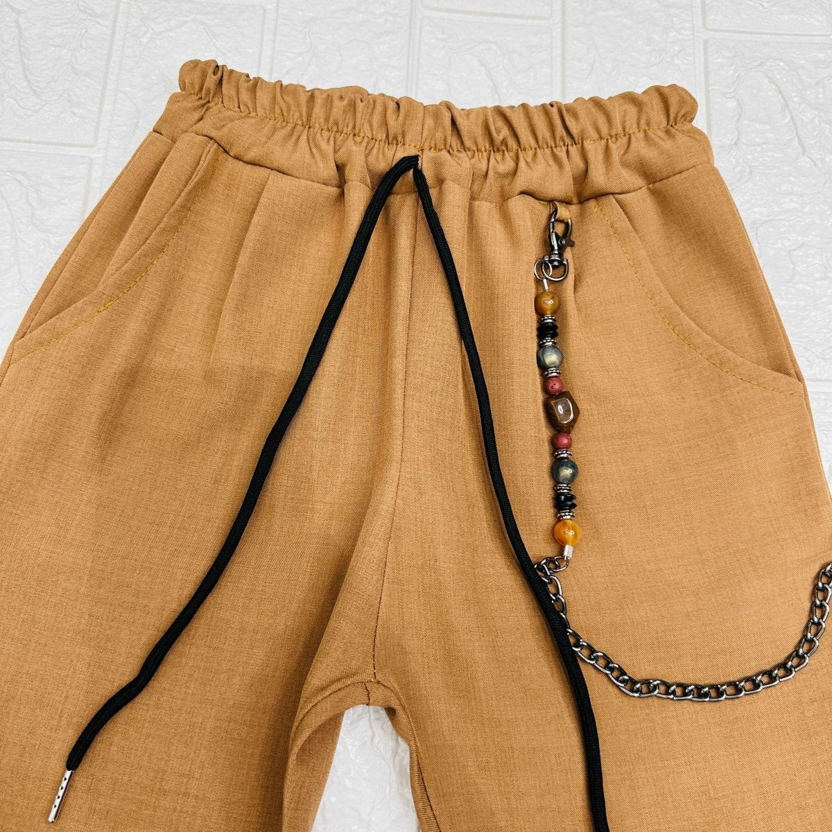 Pantalone modello Capri marrone - Piccole Canaglie - PC21228