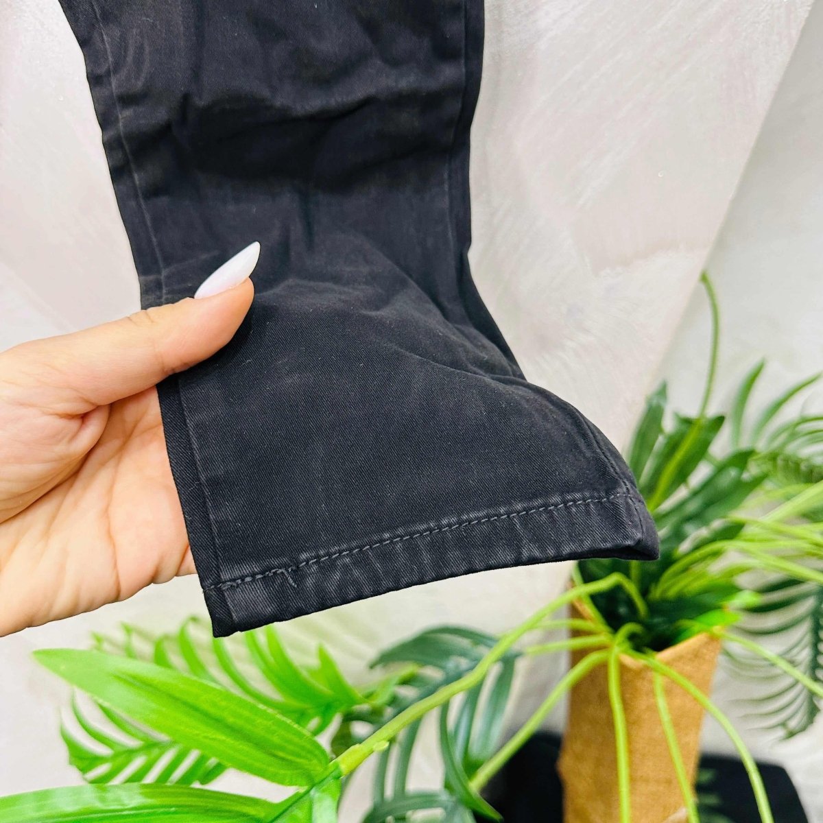 Pantalone Tasche Filo nero anni - Piccole Canaglie - PC22503