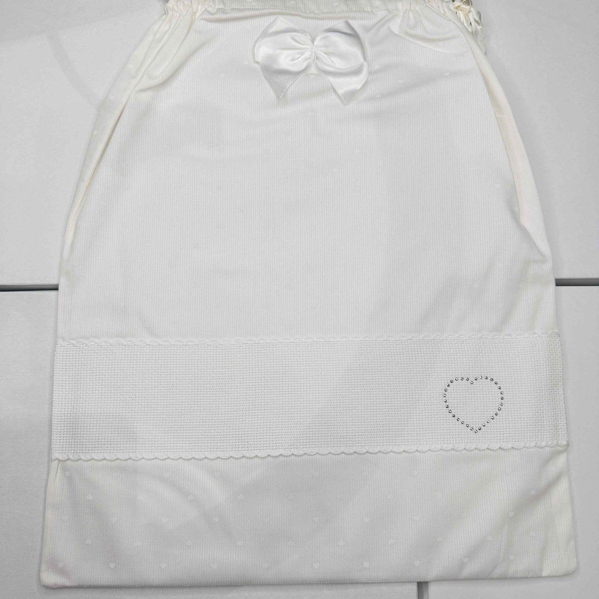 Sacchetto Primo cambio Avorio 🤍 Dim35x45 - Piccole Canaglie - PC20619