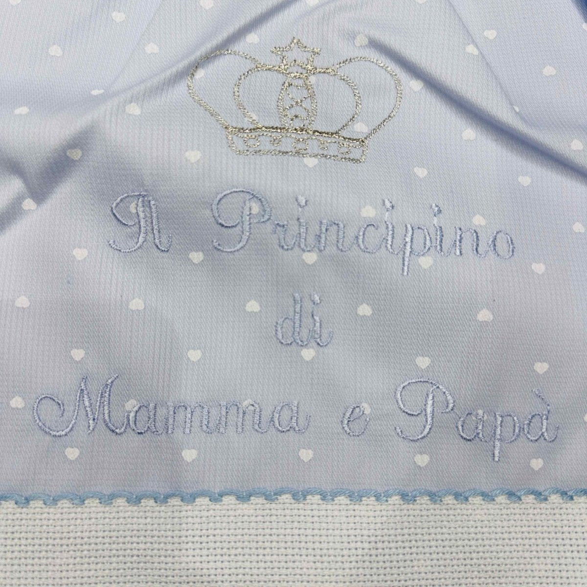Sacchetto primo cambio Principino dim35x45 - Piccole Canaglie - PC20623