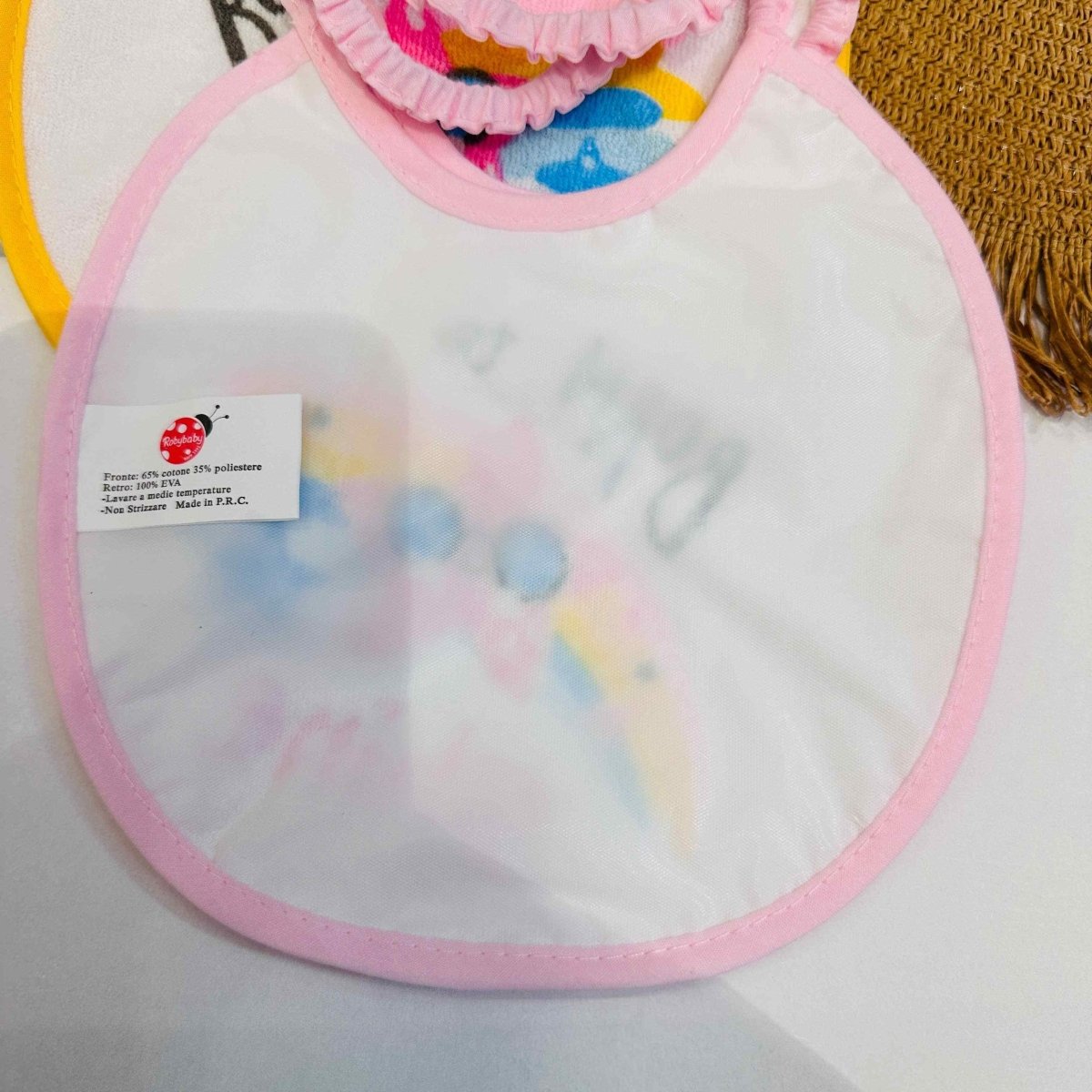 Set 6 Bavette con Elastico - Piccole Canaglie - PC20636