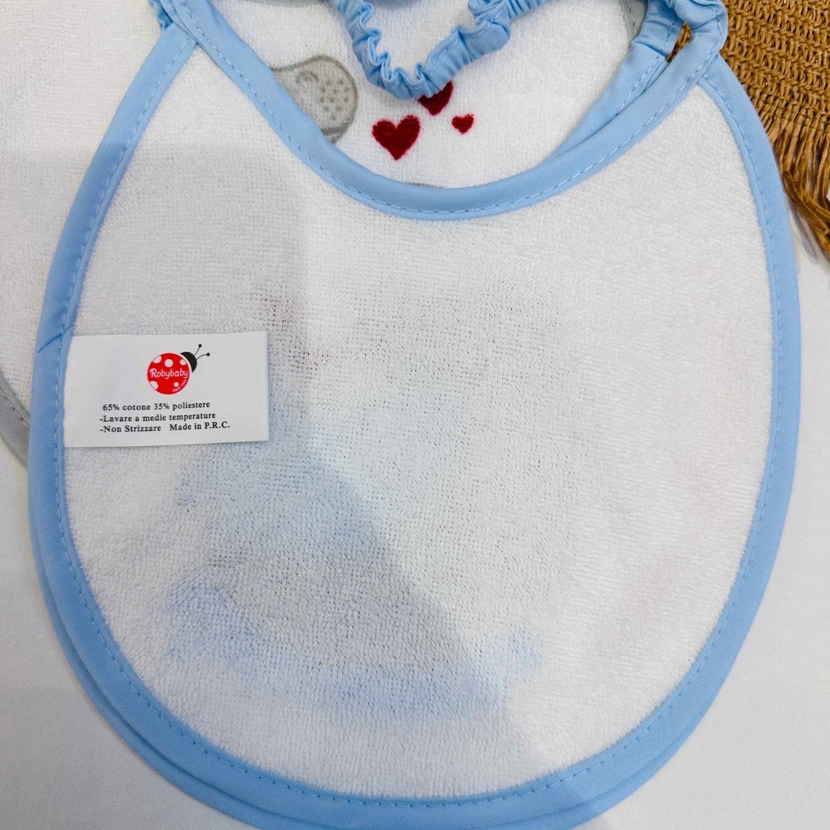 Set 6 bavette con elastico - Piccole Canaglie - PC20637