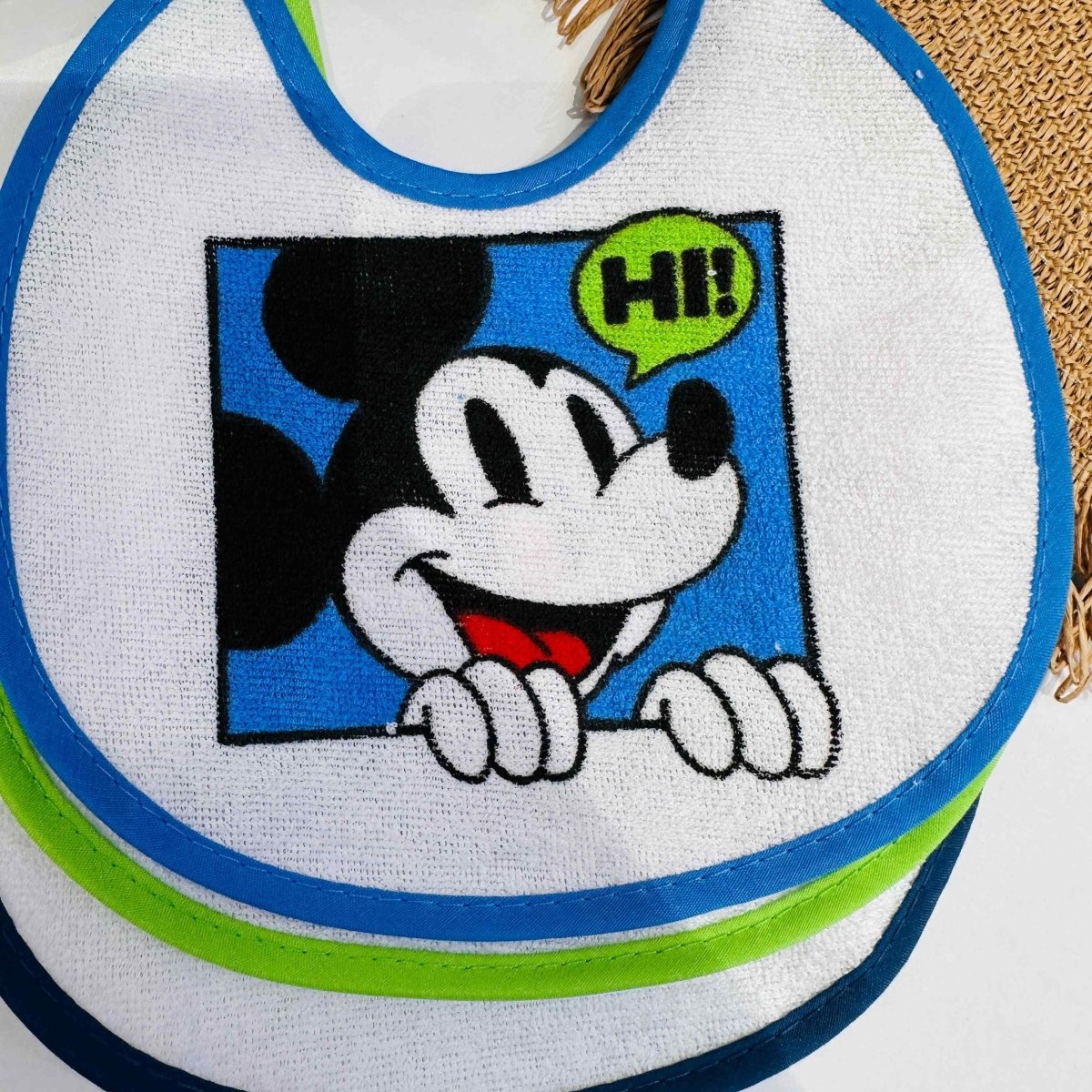 Set 6 bavette piccole topolino - Piccole Canaglie - PC20640