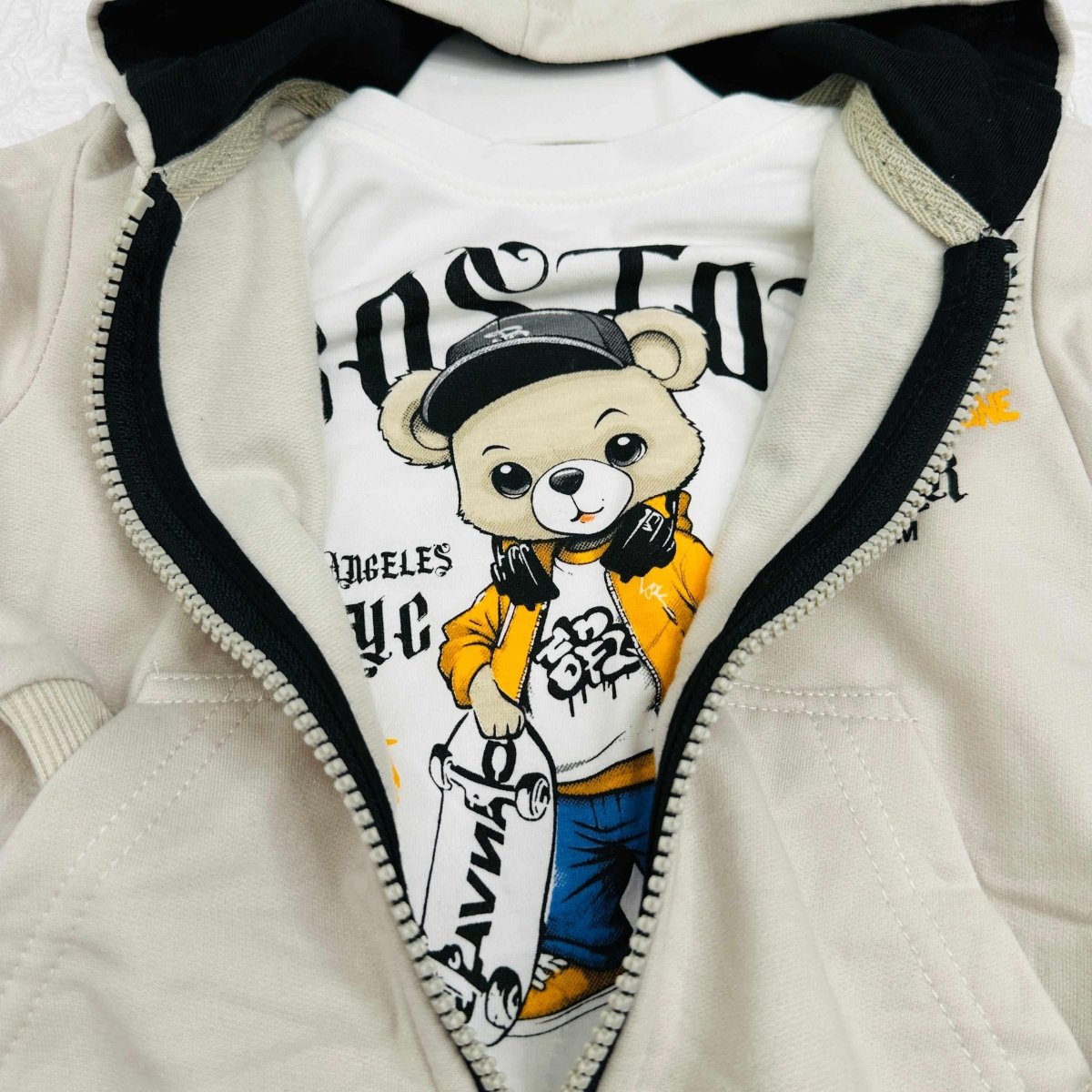 Tuta Boston orso Begie - Piccole Canaglie - PC21081