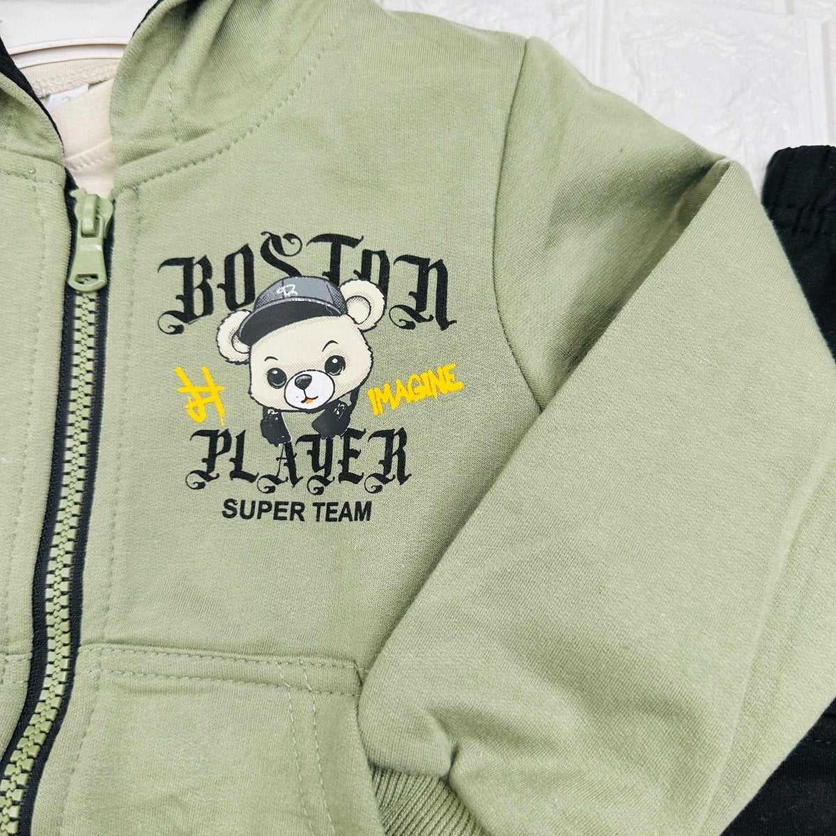 Tuta Boston orso Verde - Piccole Canaglie - PC21089