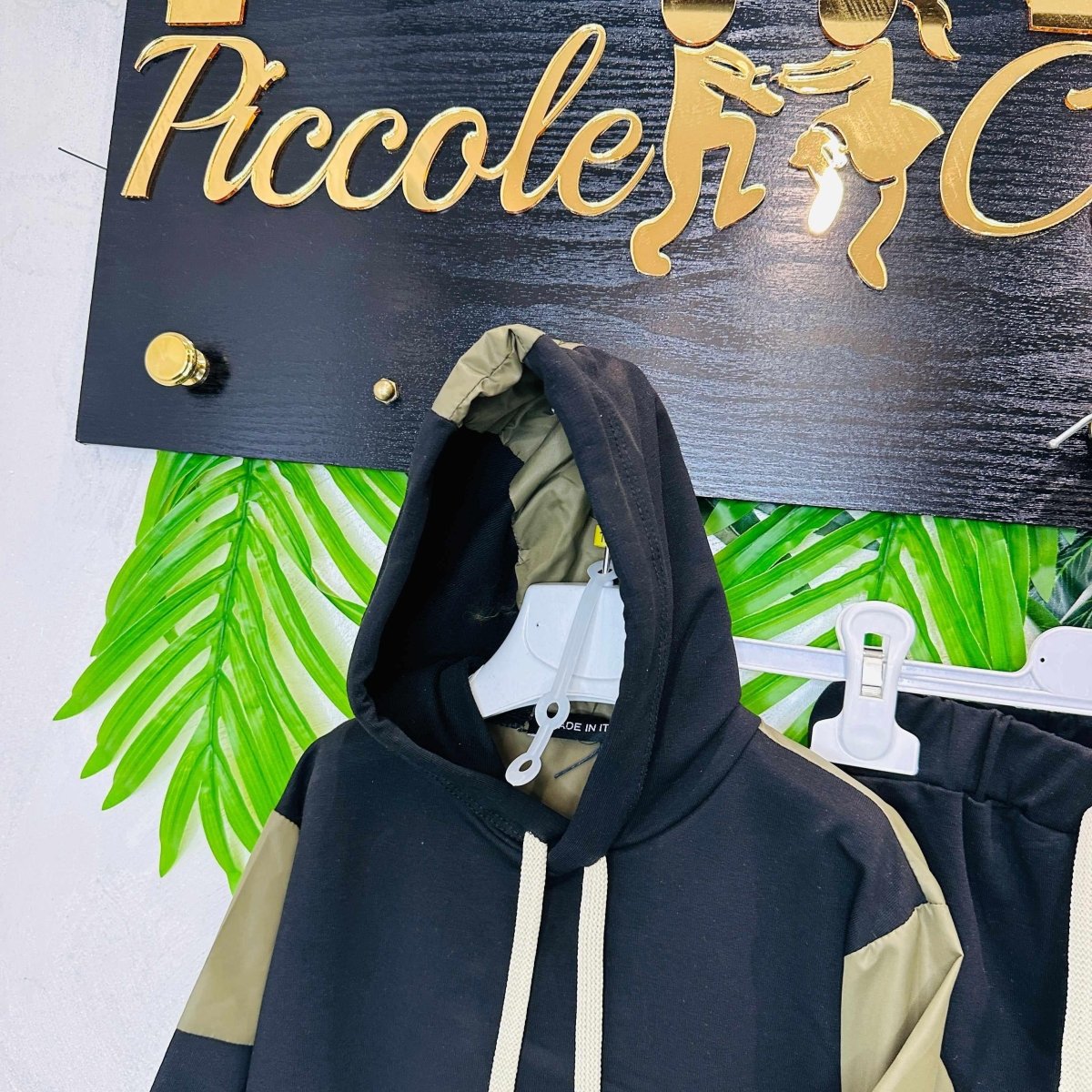 Tuta MiniMan Nera/Verde - Piccole Canaglie - PC21575