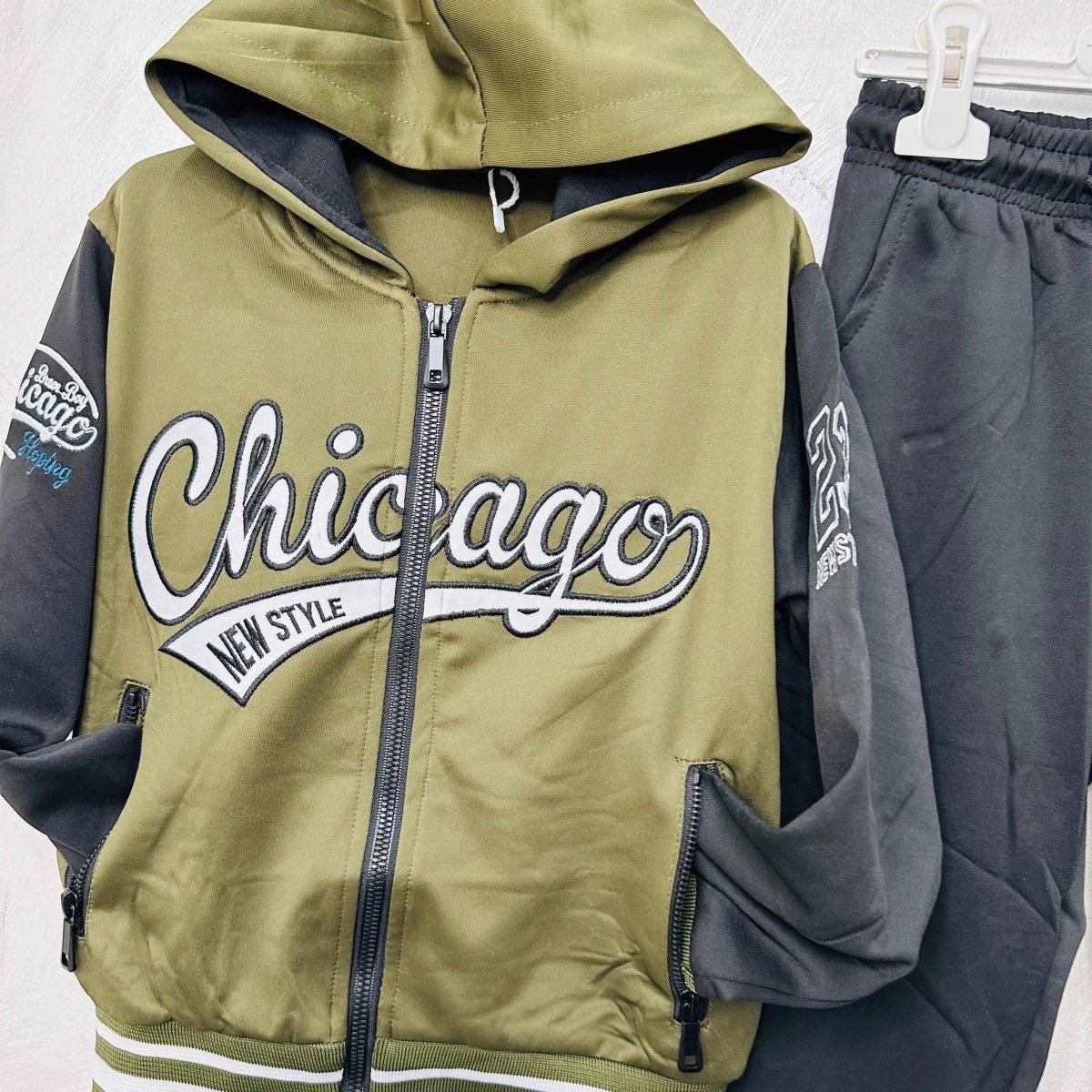 Tuta mod Chicago verde - Piccole Canaglie - PC21264