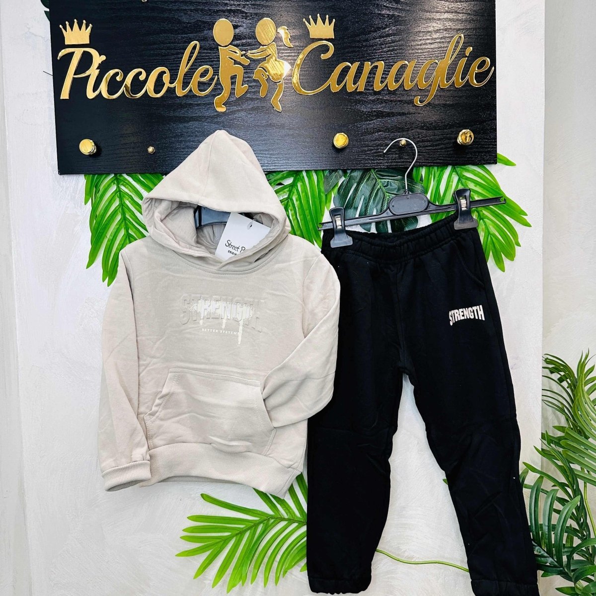 Tuta Strenght Batter Panna - Piccole Canaglie - PC21437