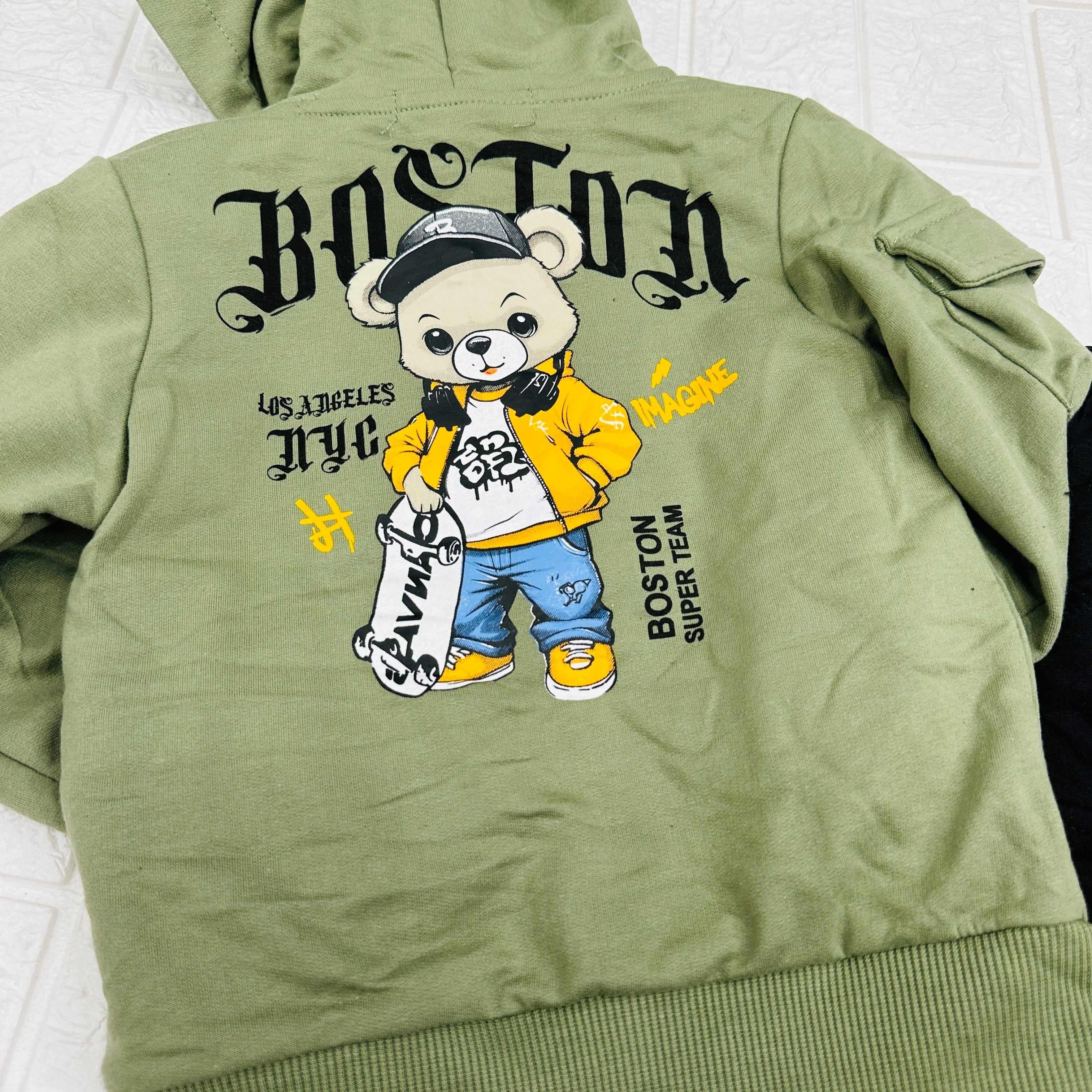 Tuta Boston orso Verde