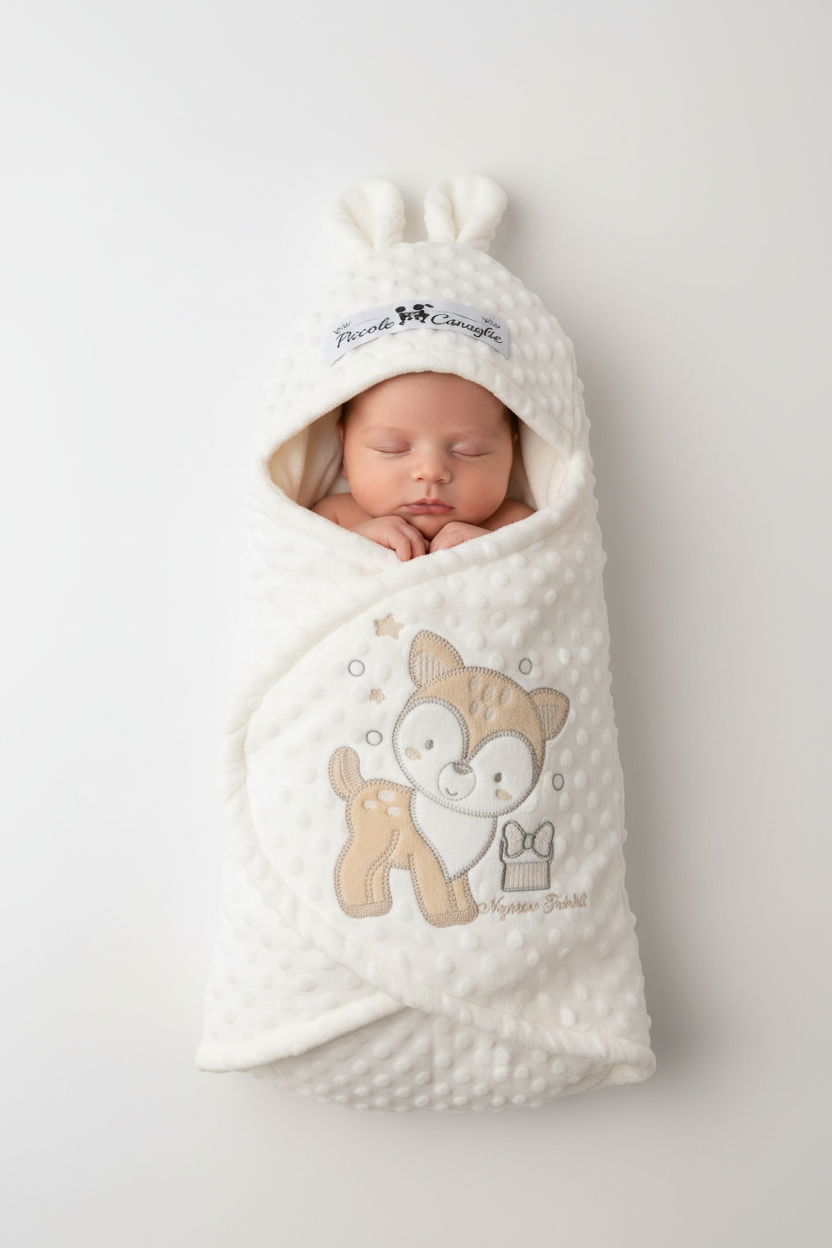 Baby Sacco Cerbiatto Panna Nazareno Gabrielli Ng5794 Dis 1