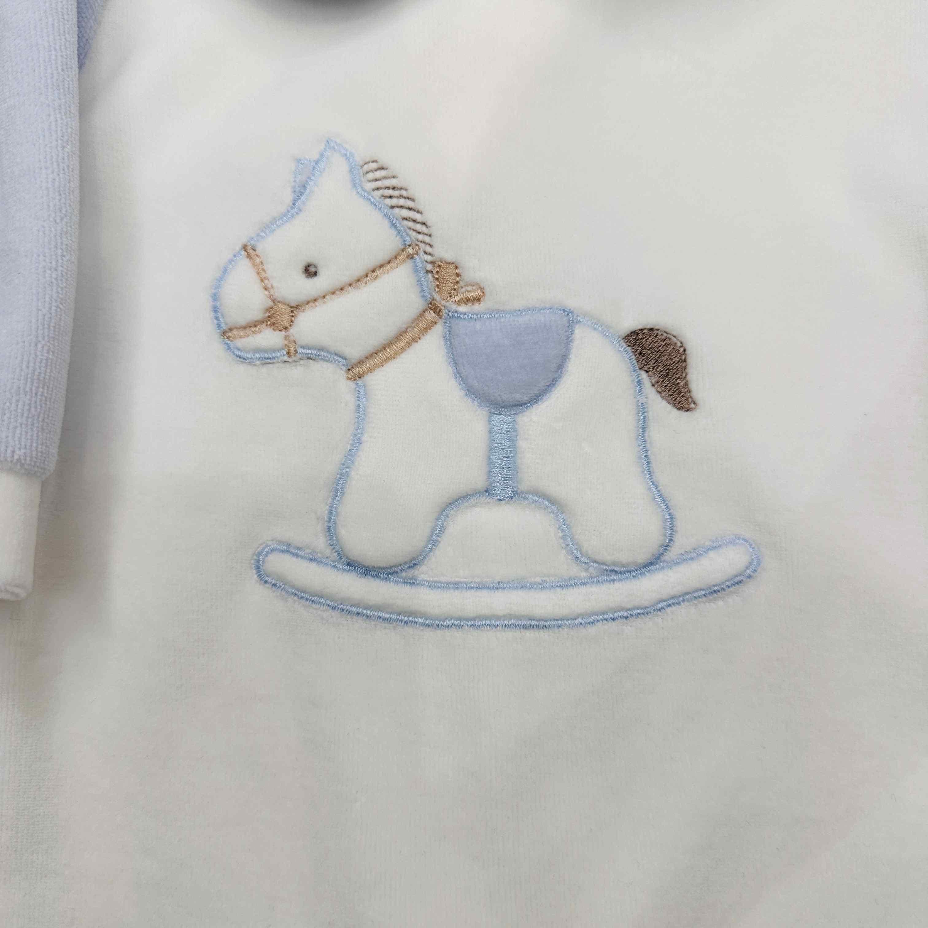 Tutina ciniglia Cavallo Celeste 31412
