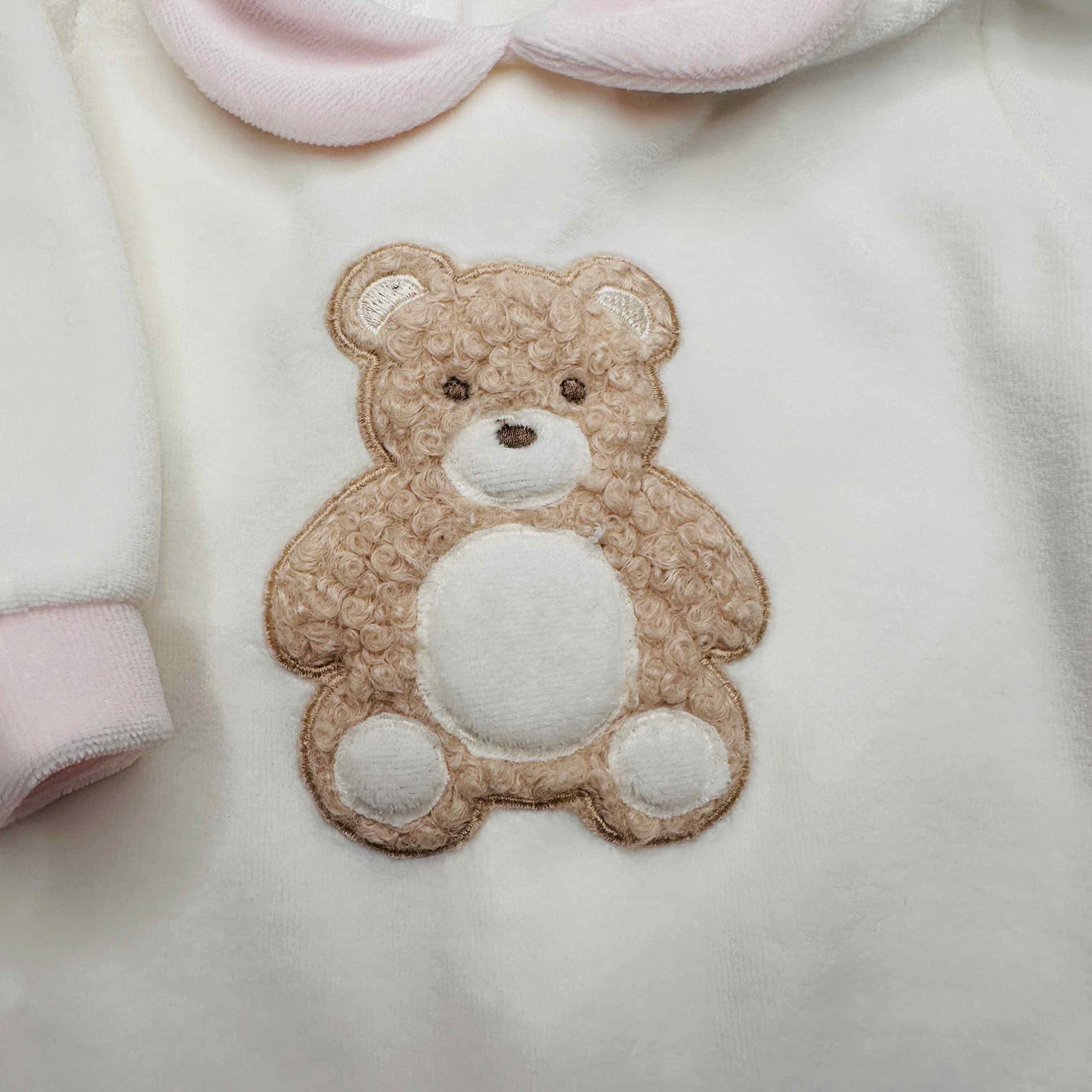 Tutina ciniglia orso bianca 30407