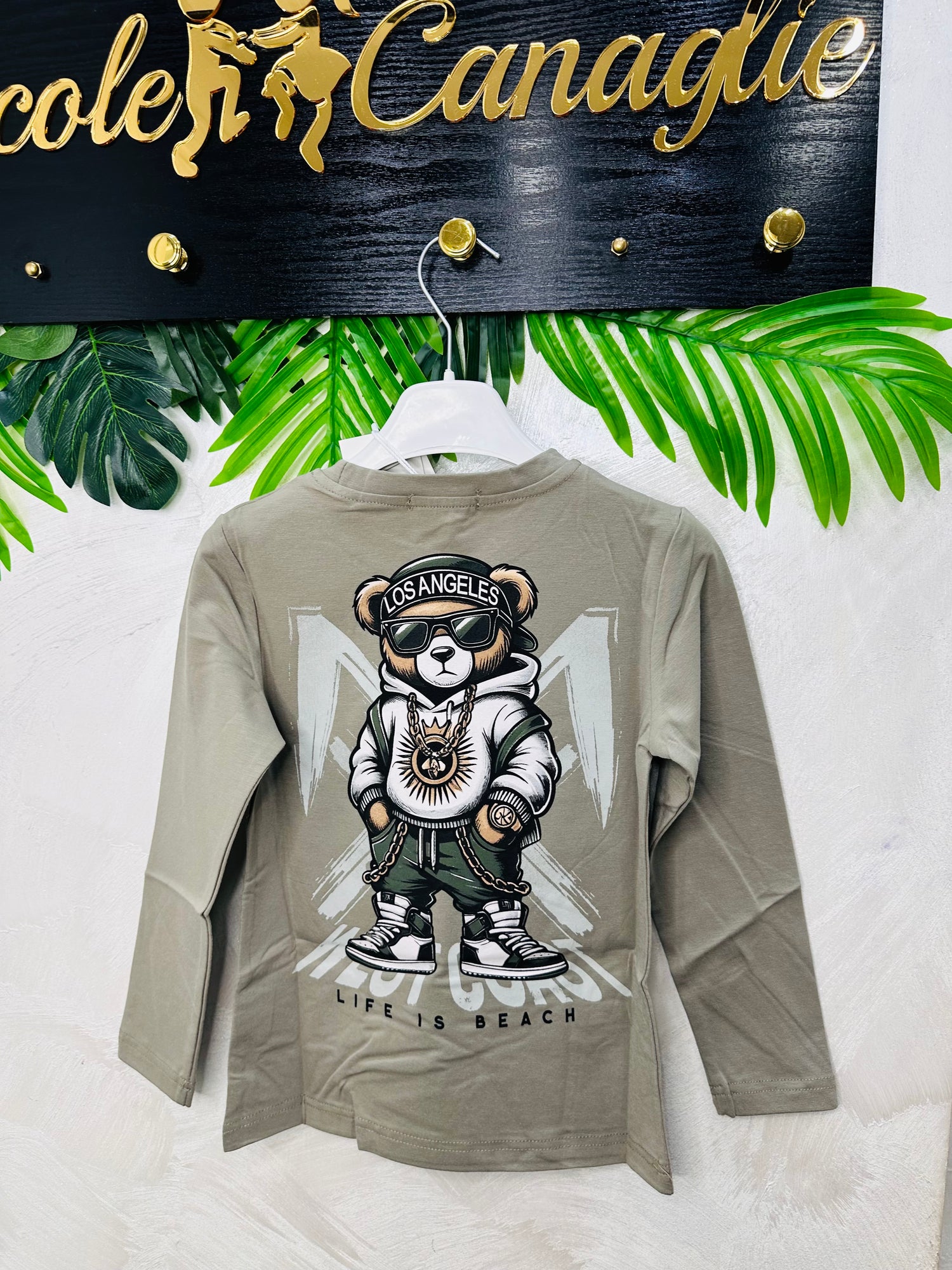 Maglia Orsetto Rapper Verde Zy380